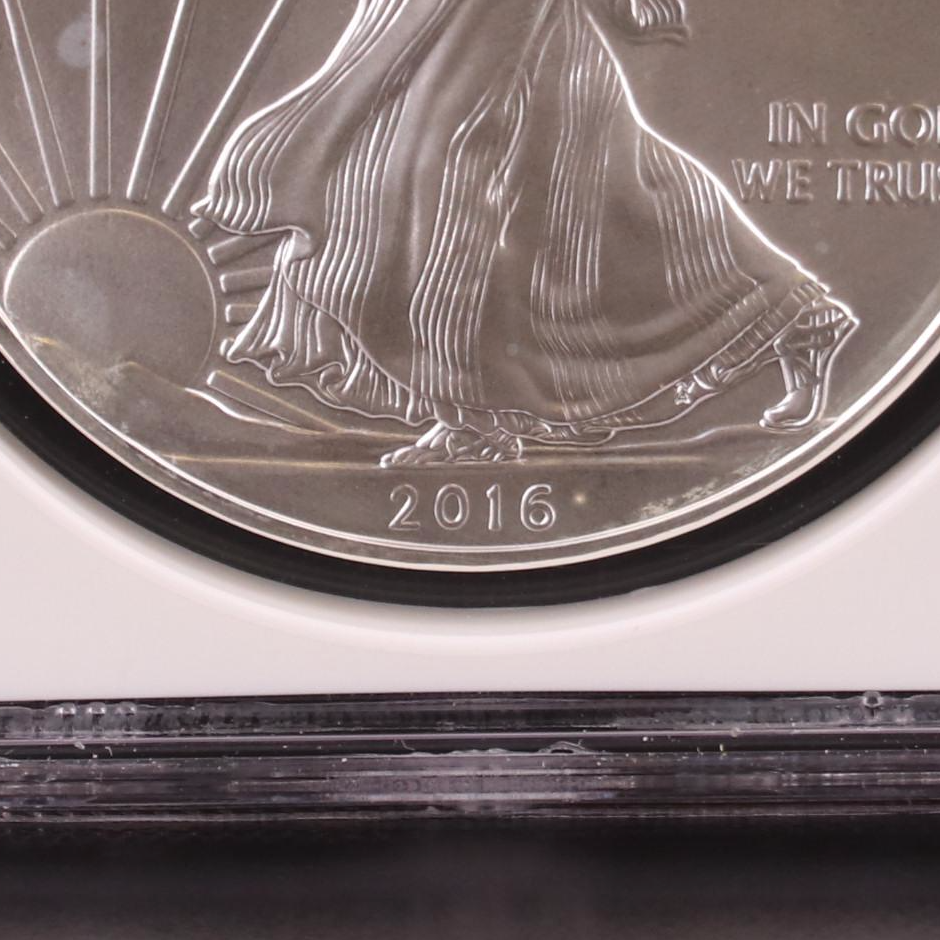 NGC MS70 30th Anniversary 2016-W Burnished American Silver Eagle