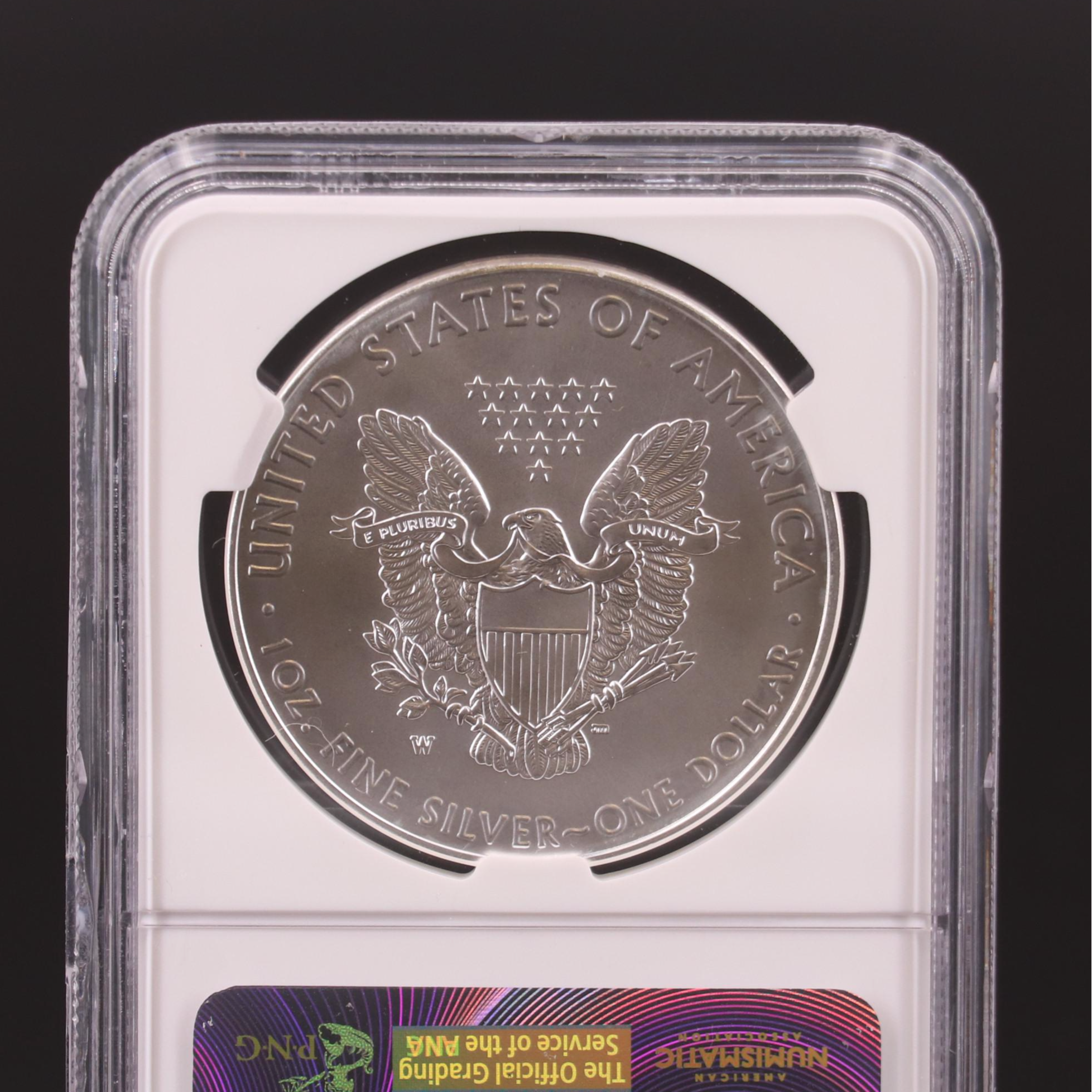 NGC MS70 30th Anniversary 2016-W Burnished American Silver Eagle