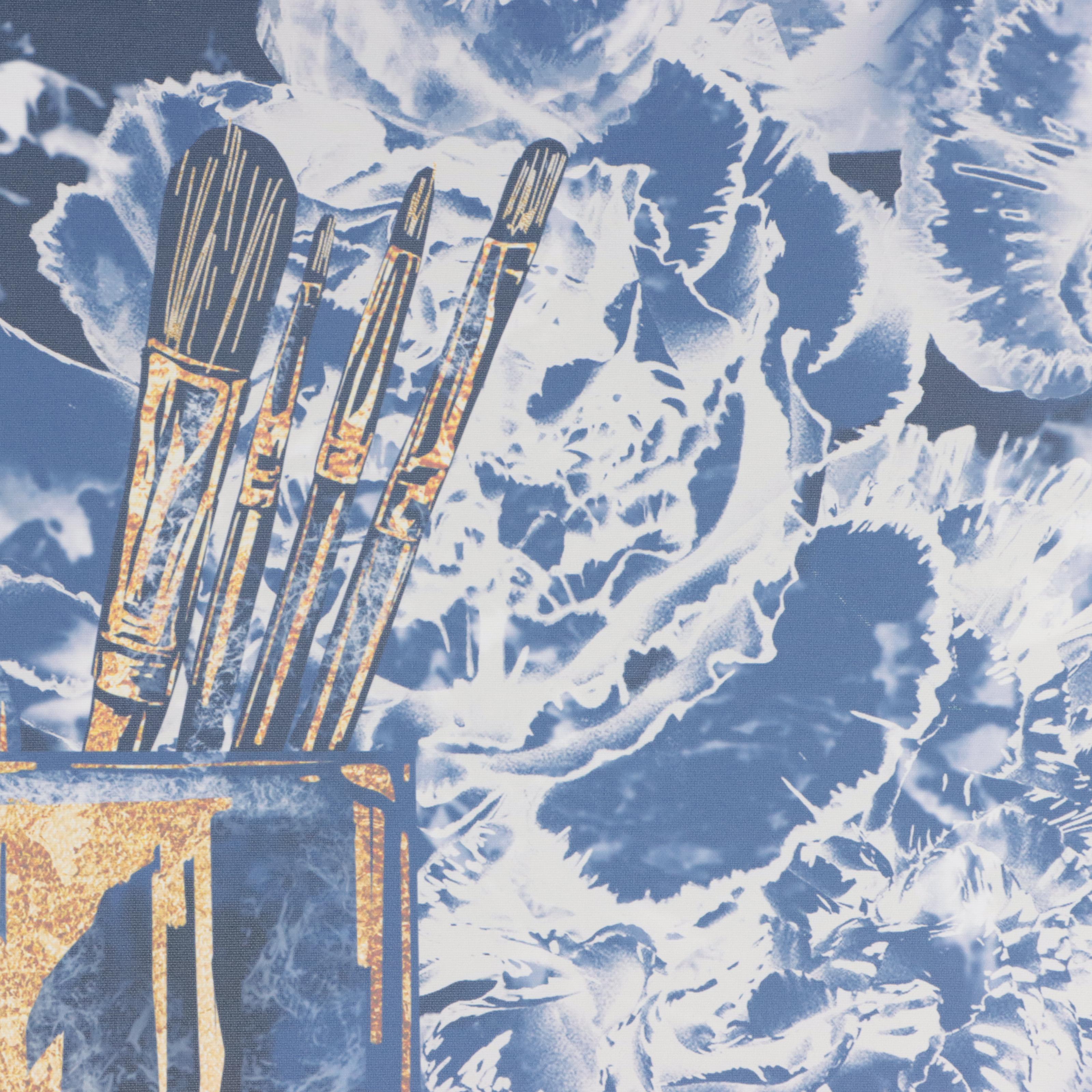 Giclée of Fashion Books and Chanel Bottle, 21st Century