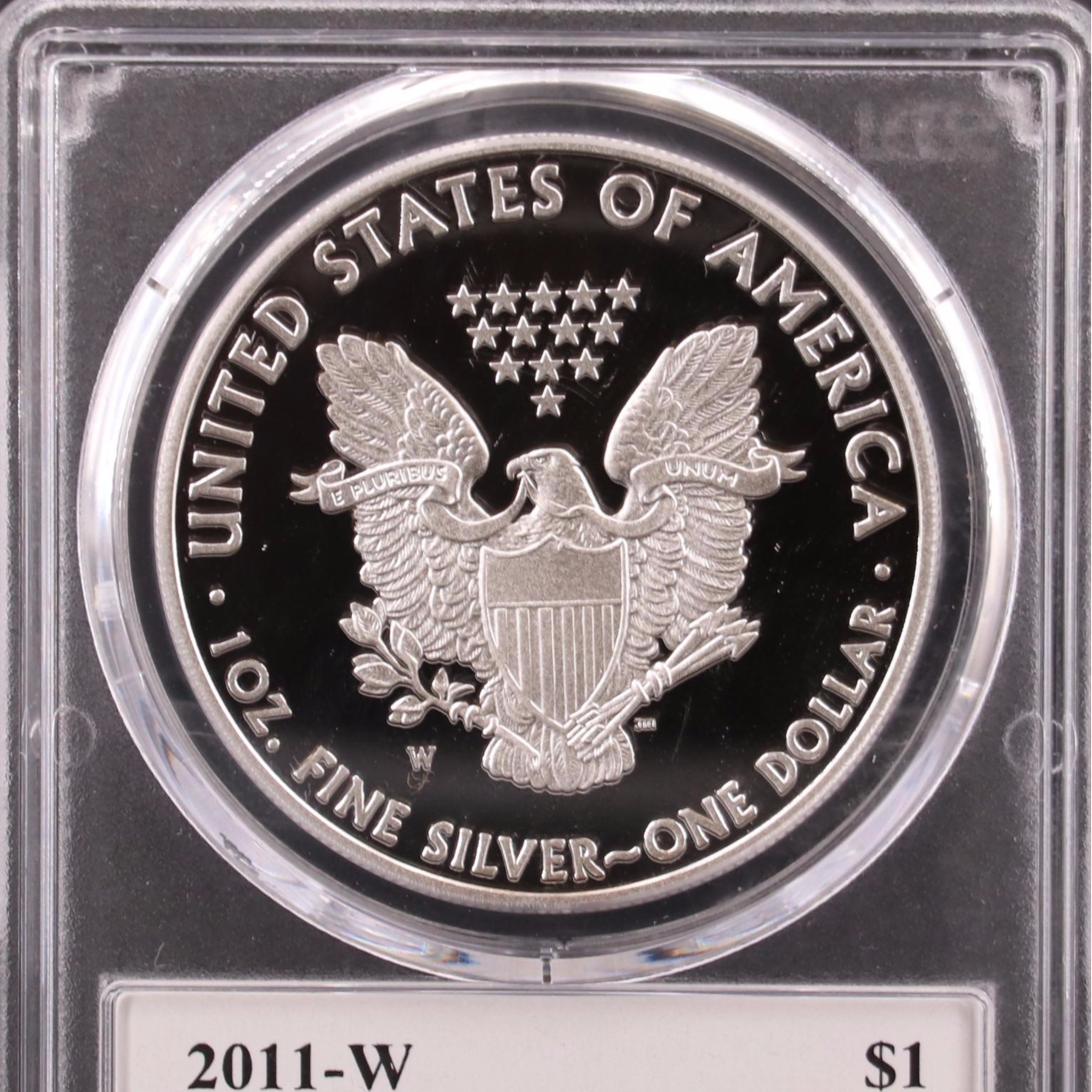 PCGS PR69DCAM 2011-W Michael Reagan Silver Eagle Proof