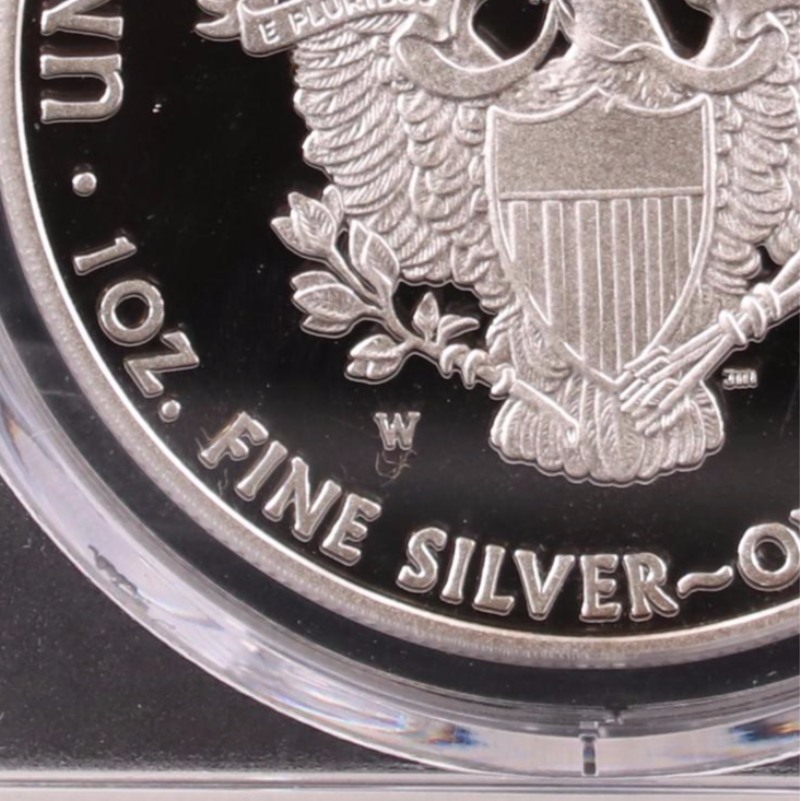 PCGS PR69DCAM 2011-W Michael Reagan Silver Eagle Proof