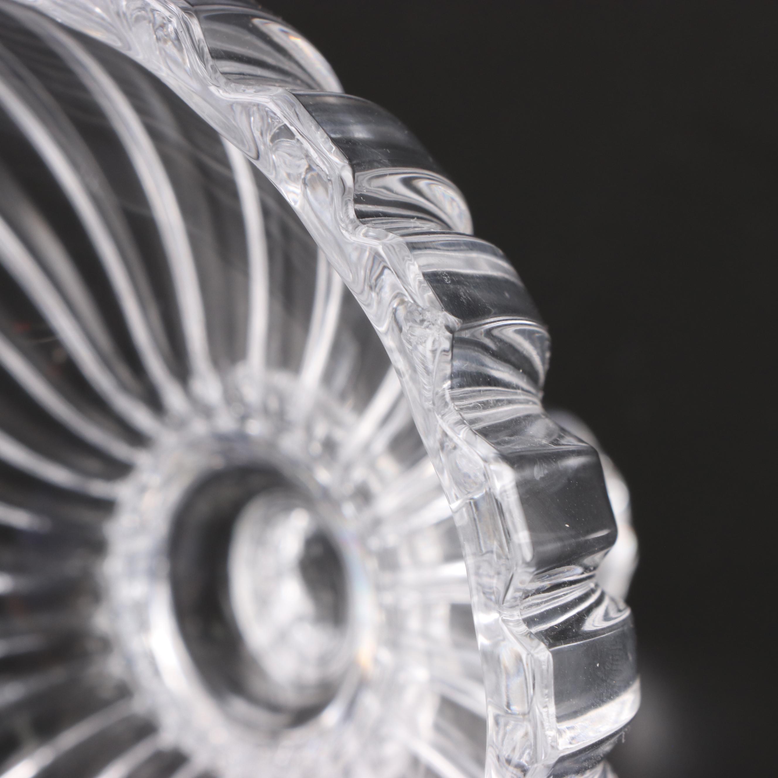 Soga Glass Candy Dish with St. Germain Spritz Glasses and Drink Dispenser