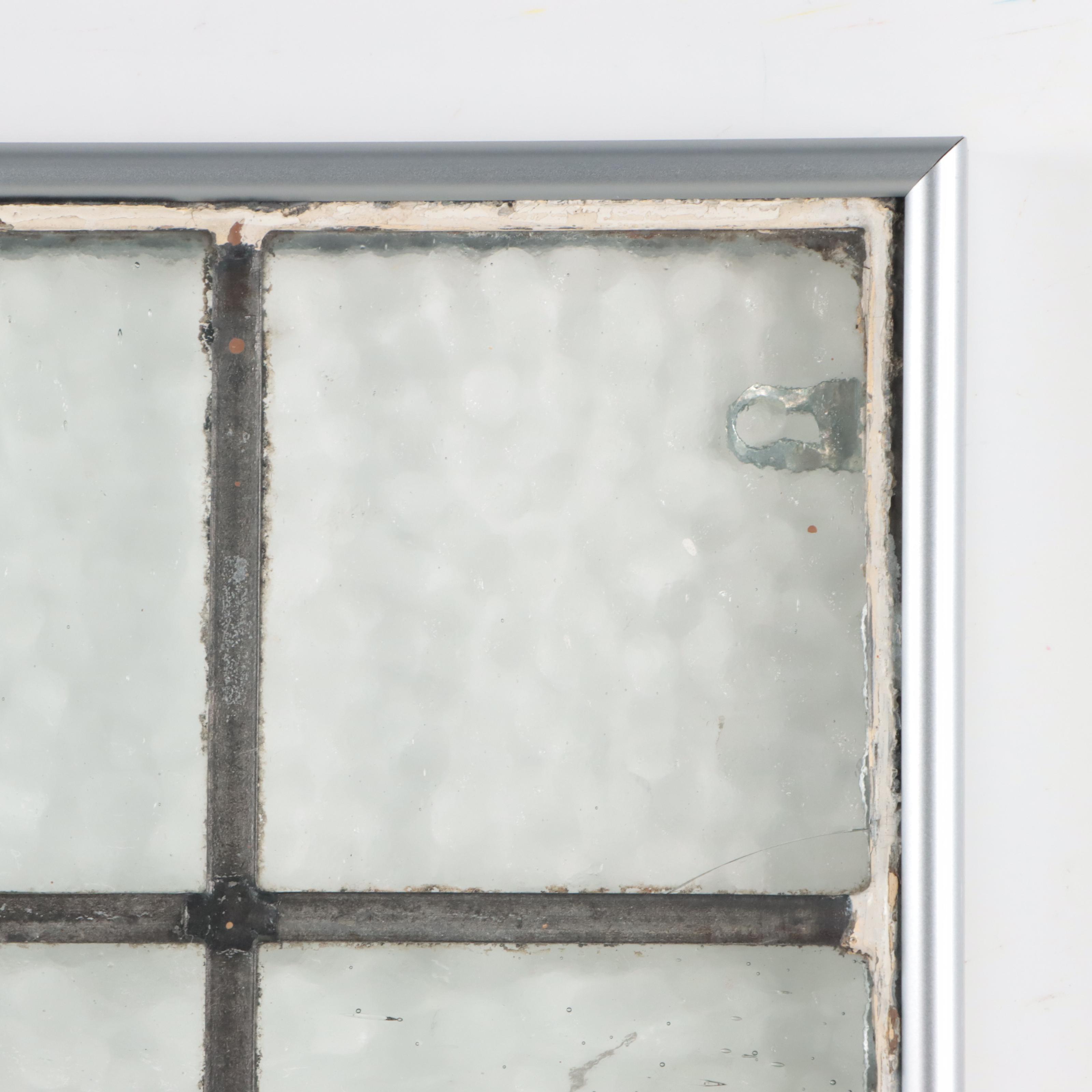 Art Nouveau Style Stained Glass Wall Hanging