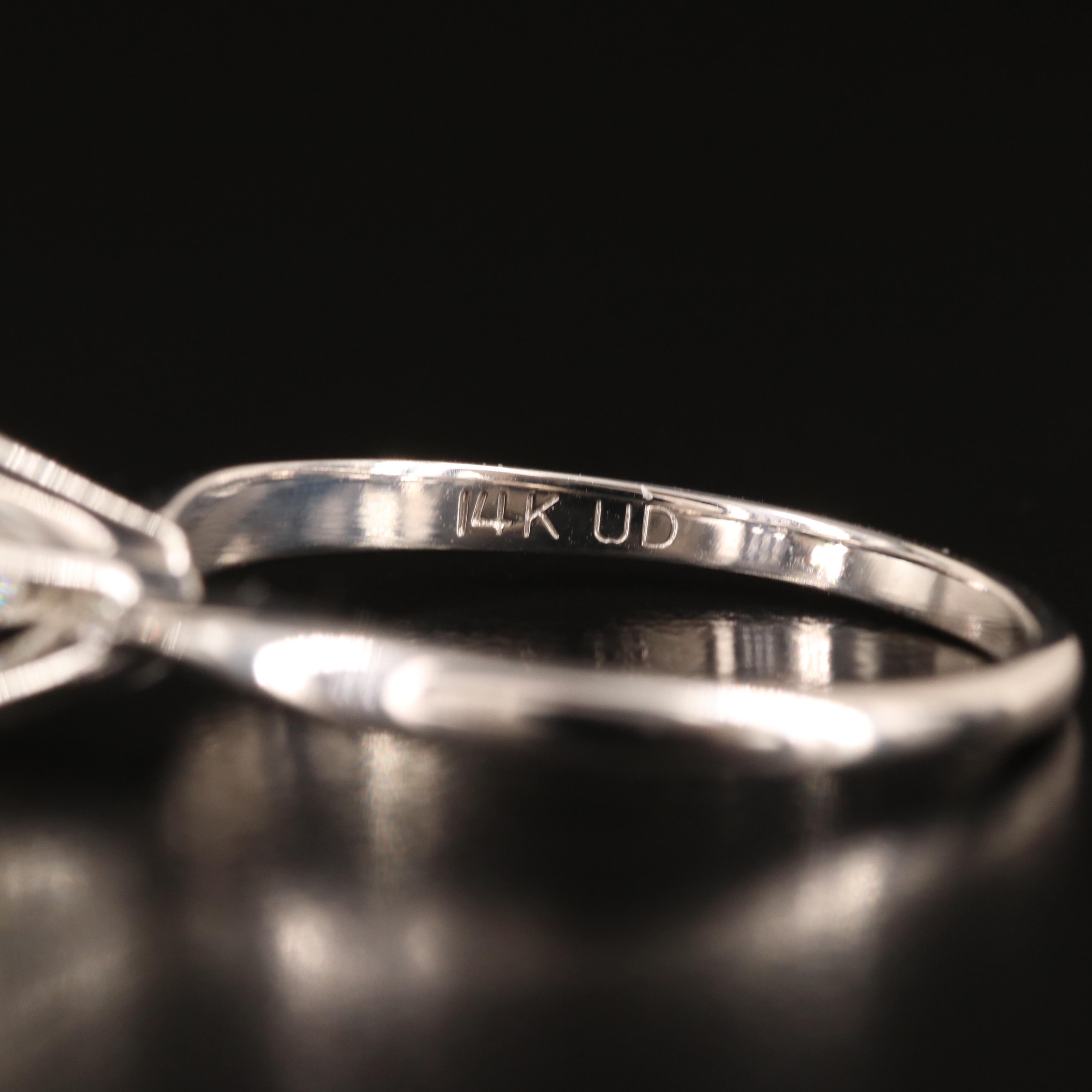 14K 0.88 CT Diamond Solitaire Ring