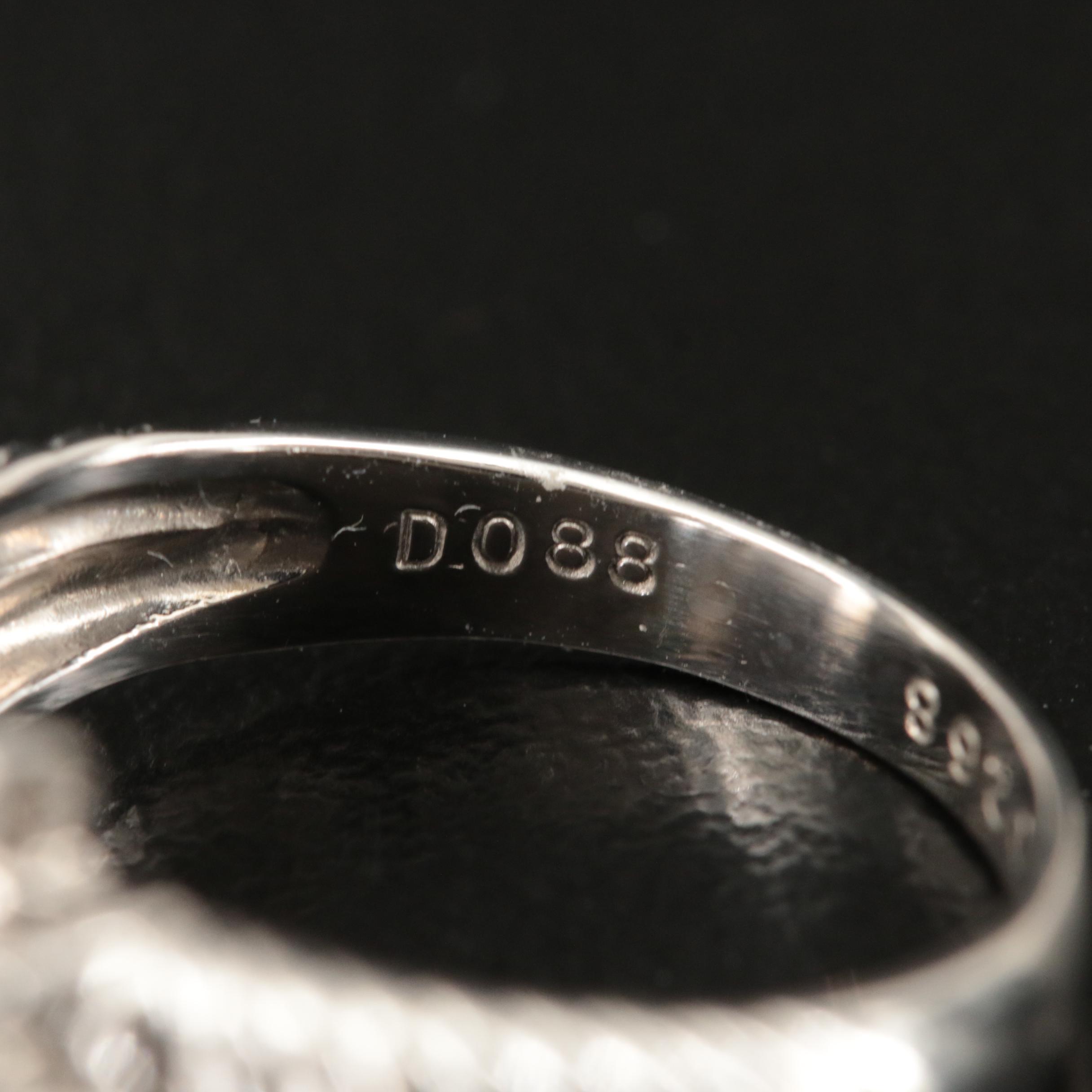 Platinum Indian Alexandrite and Diamond Ring with GIA Report