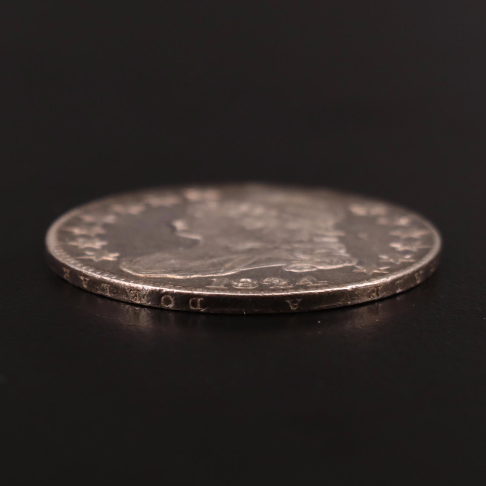 1824 Capped Bust Silver Half Dollar