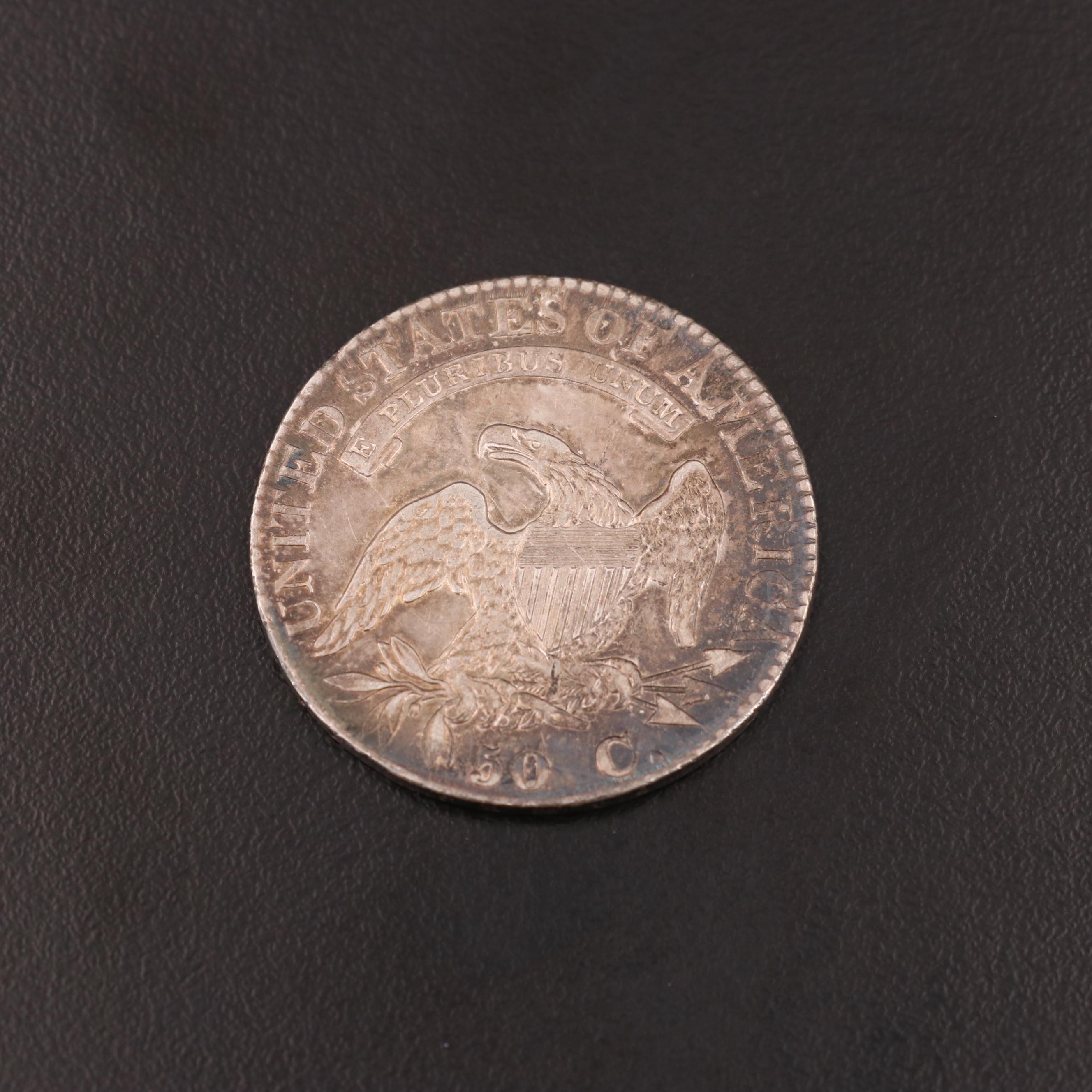 1824 Capped Bust Silver Half Dollar