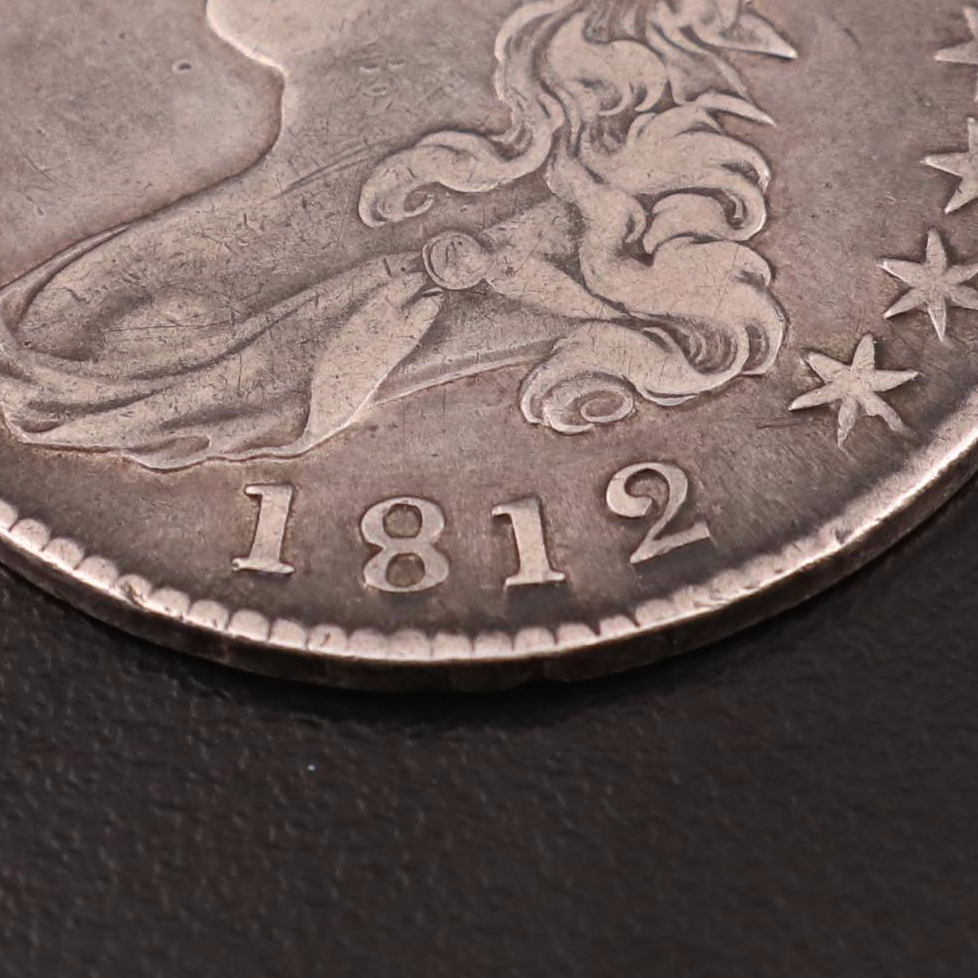 1812 Capped Bust Silver Half Dollar