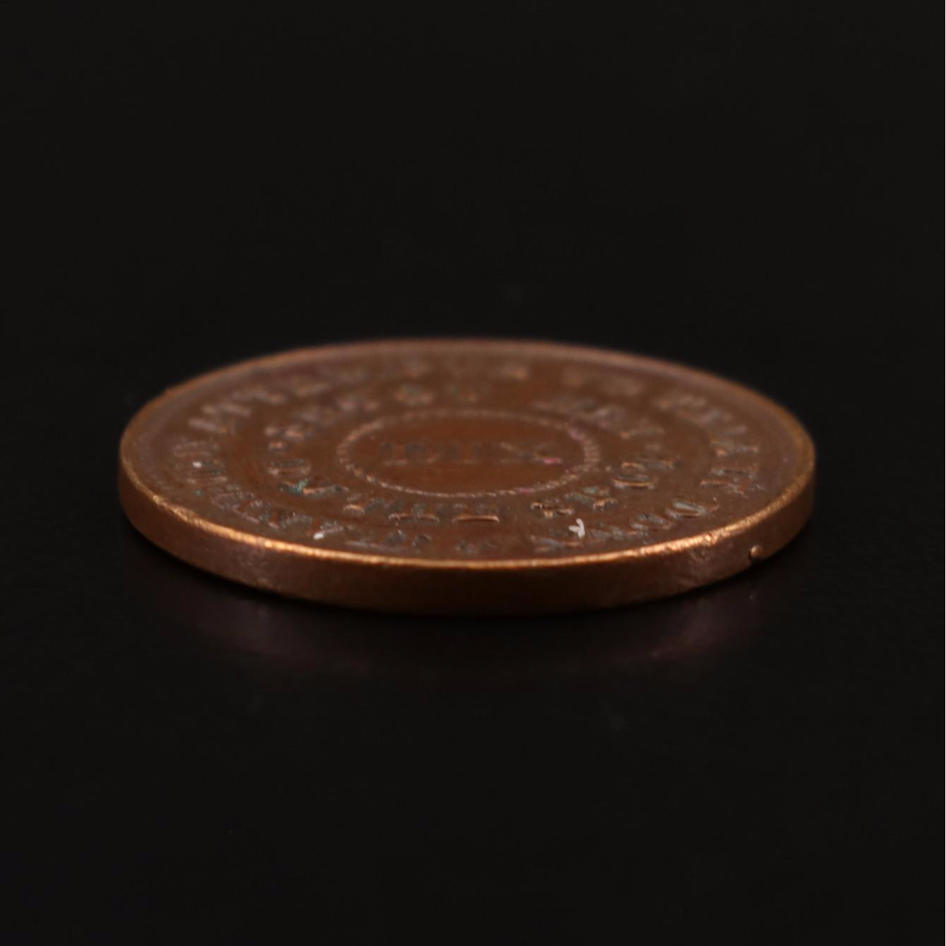 1863 "Flag of Our Union / Dix" Civil War Token