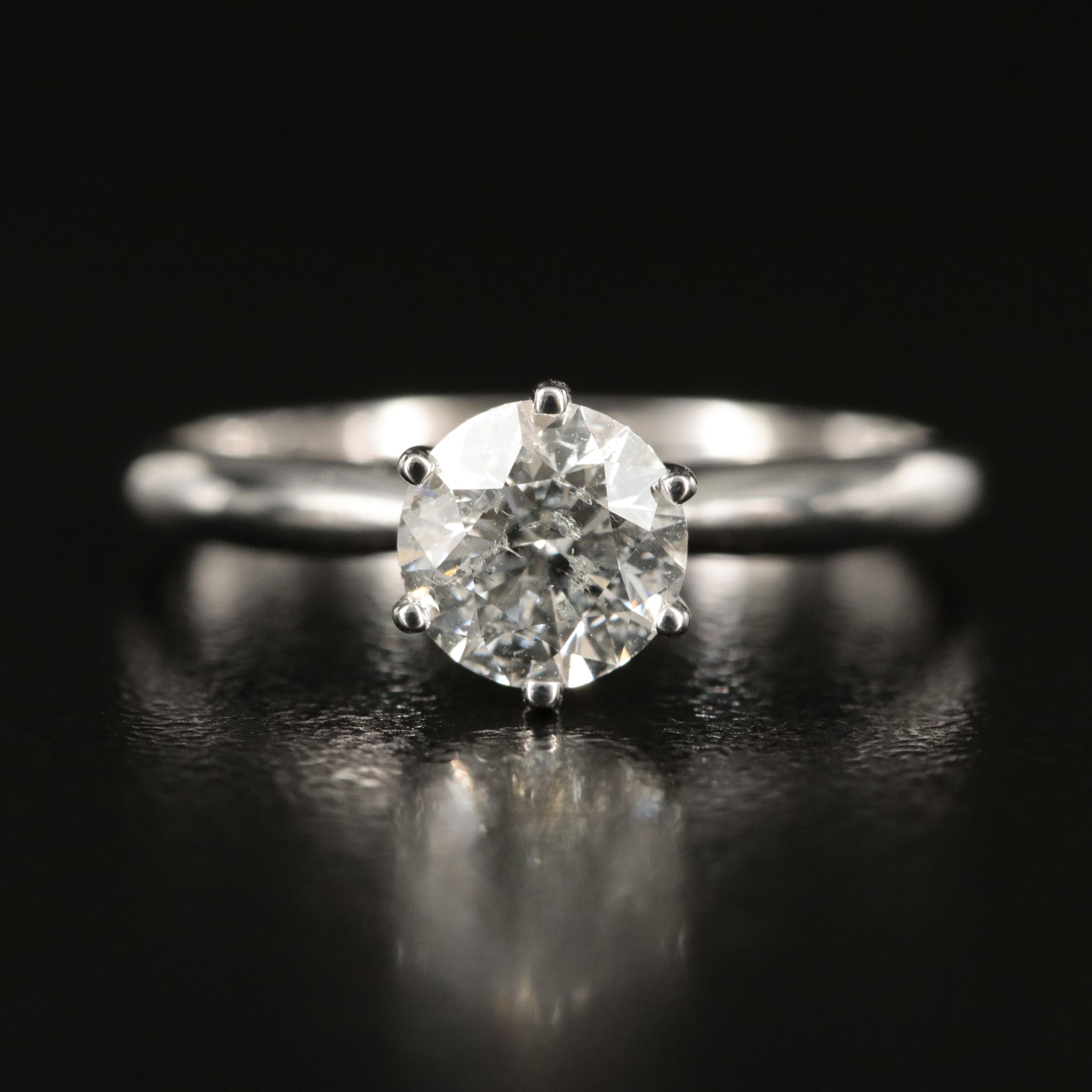 14K 0.75 CT Diamond Solitaire Ring