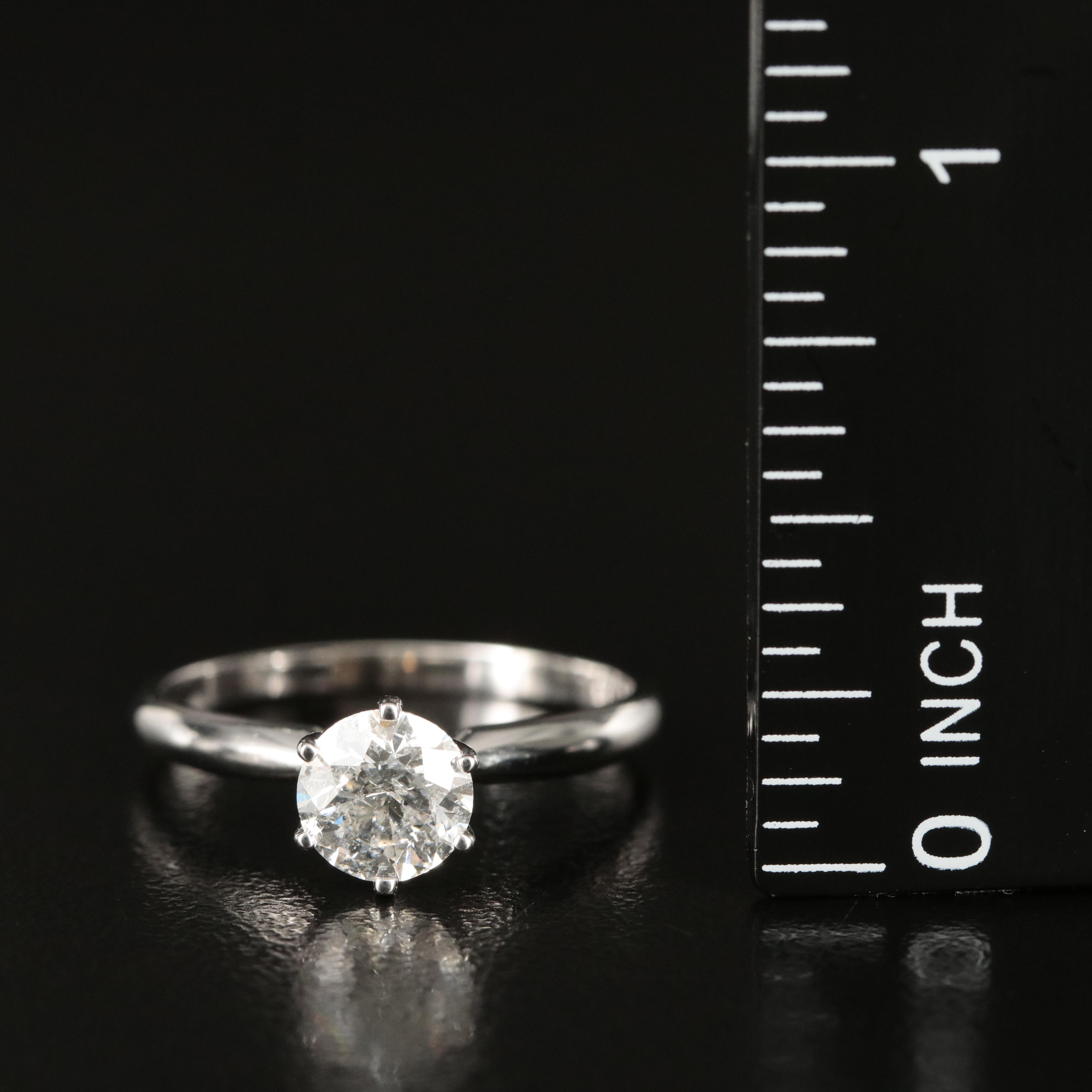 14K 0.75 CT Diamond Solitaire Ring