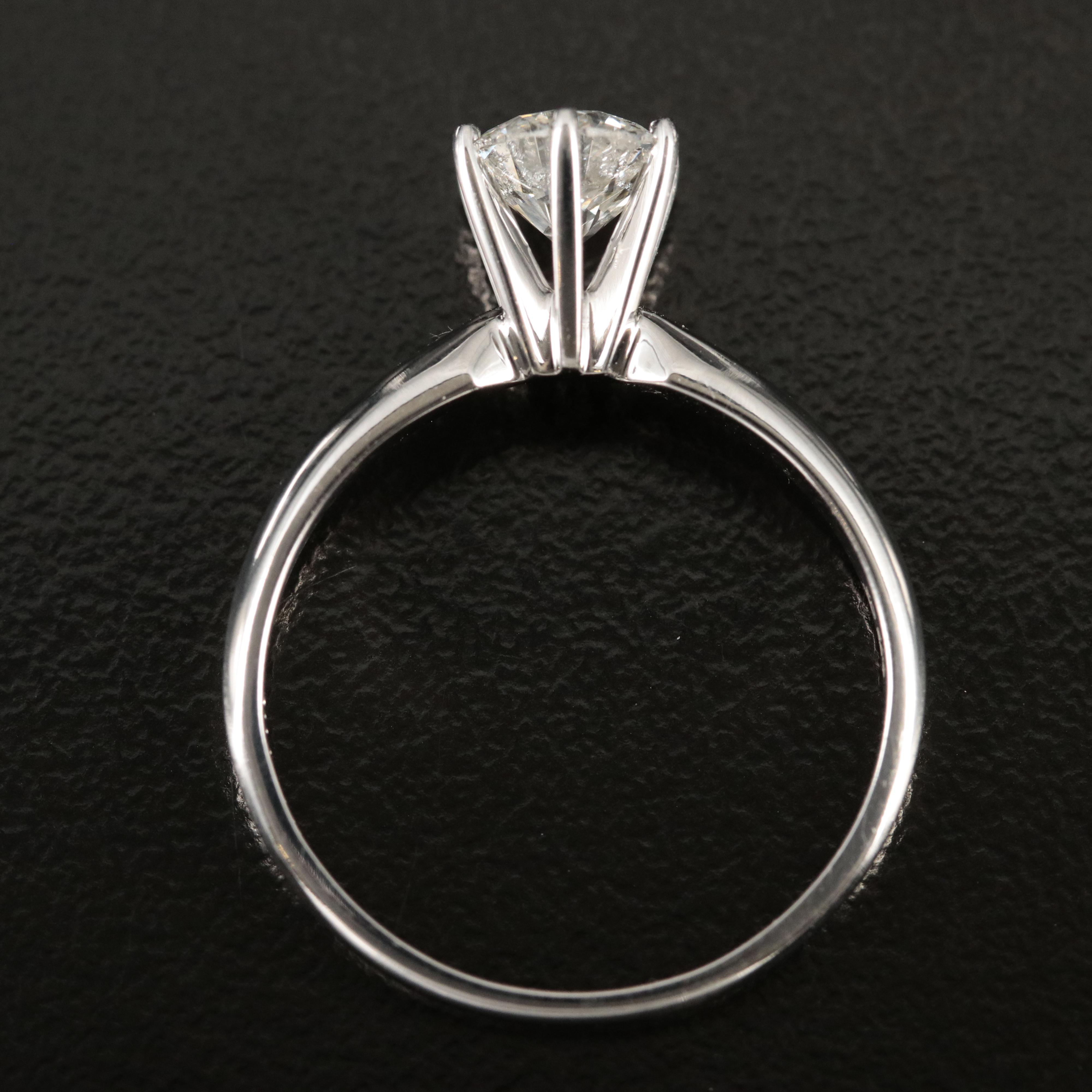 14K 0.75 CT Diamond Solitaire Ring