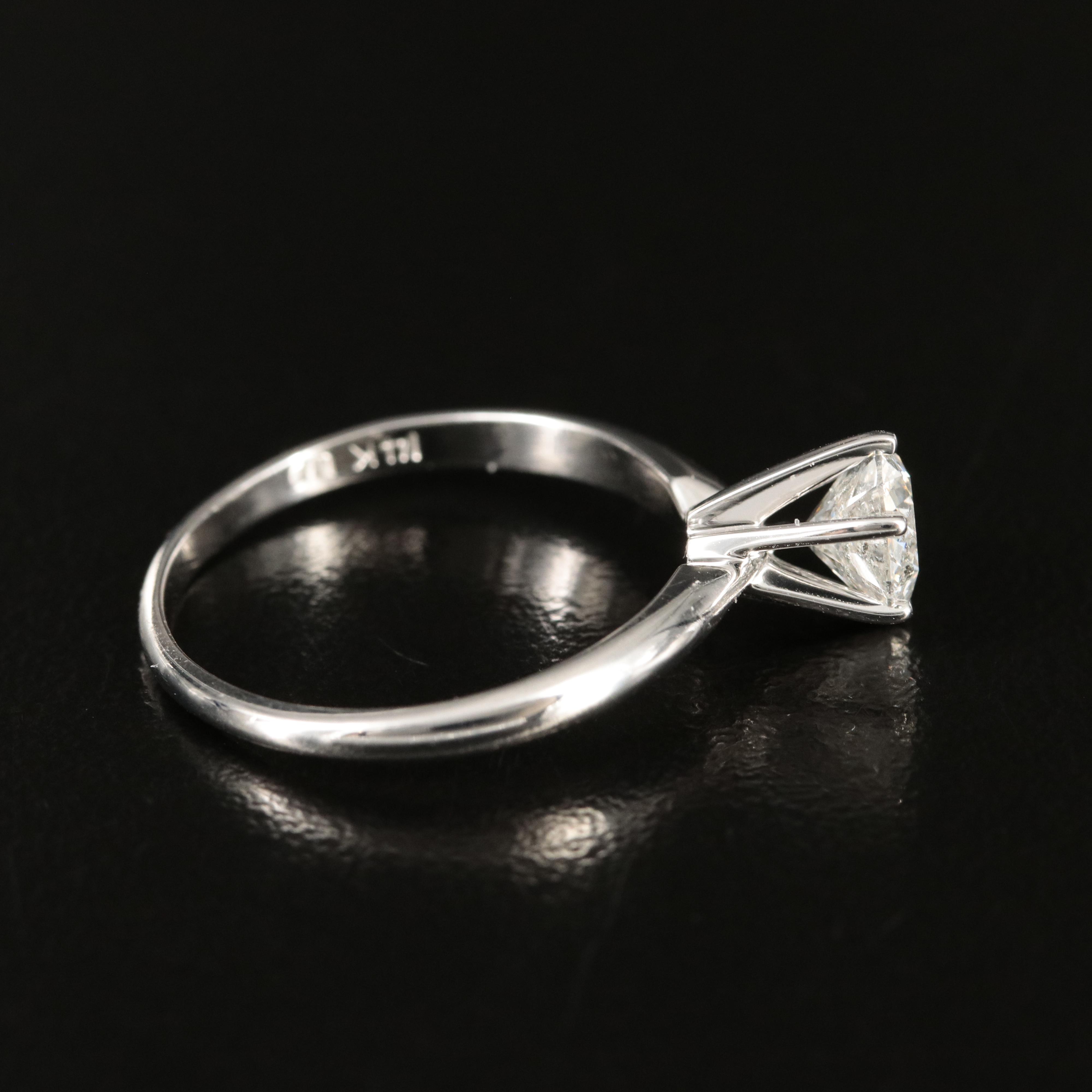 14K 0.75 CT Diamond Solitaire Ring