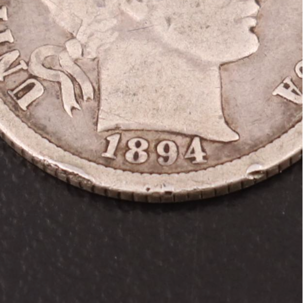1894-O Barber Silver Dime