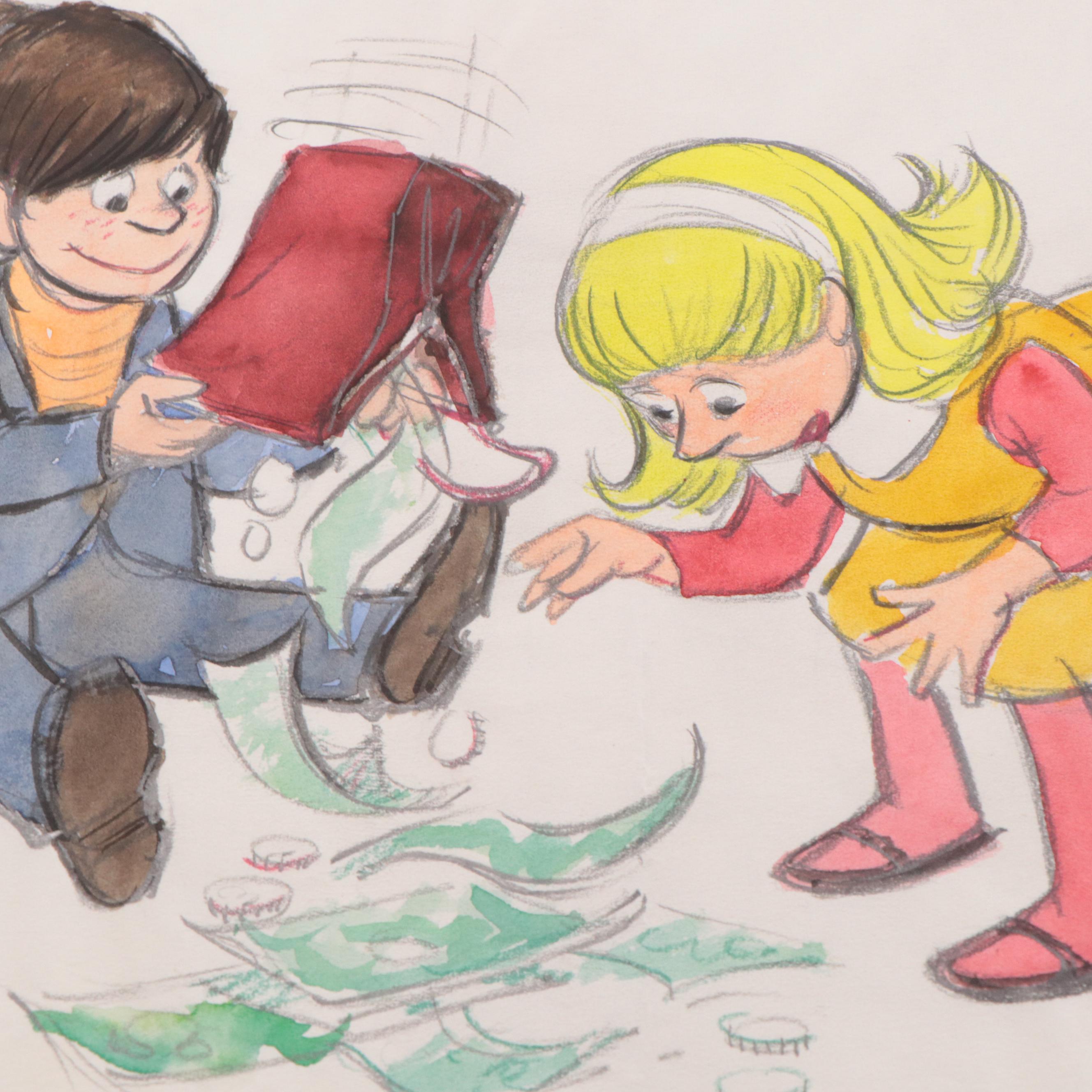 Preston Blair Commercial Advertising Production Cels and Drawings