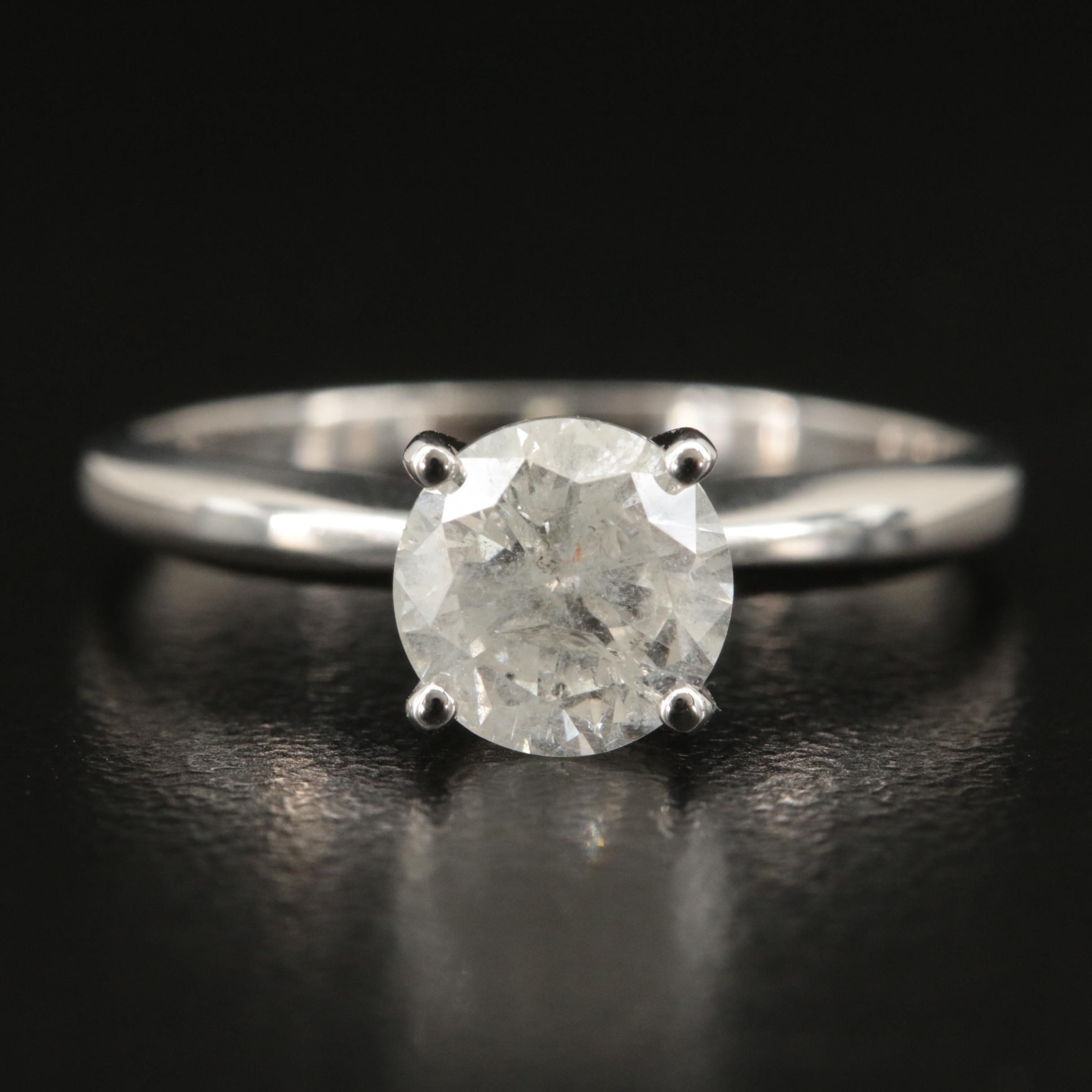 14K 1.28 CT Diamond Solitaire Ring