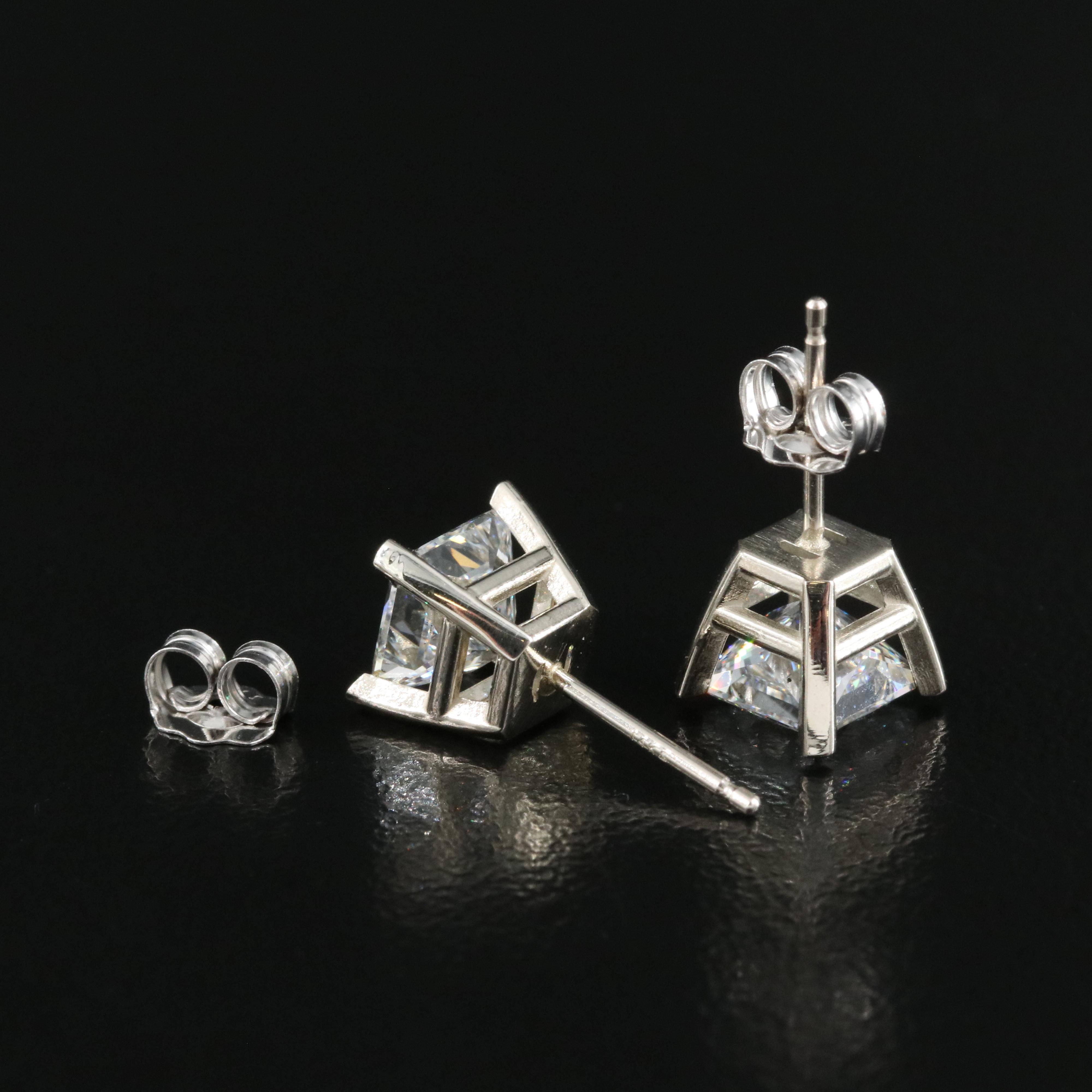 14K 2.47 CTW Lab Grown Diamond Stud Earrings with IGI Reports