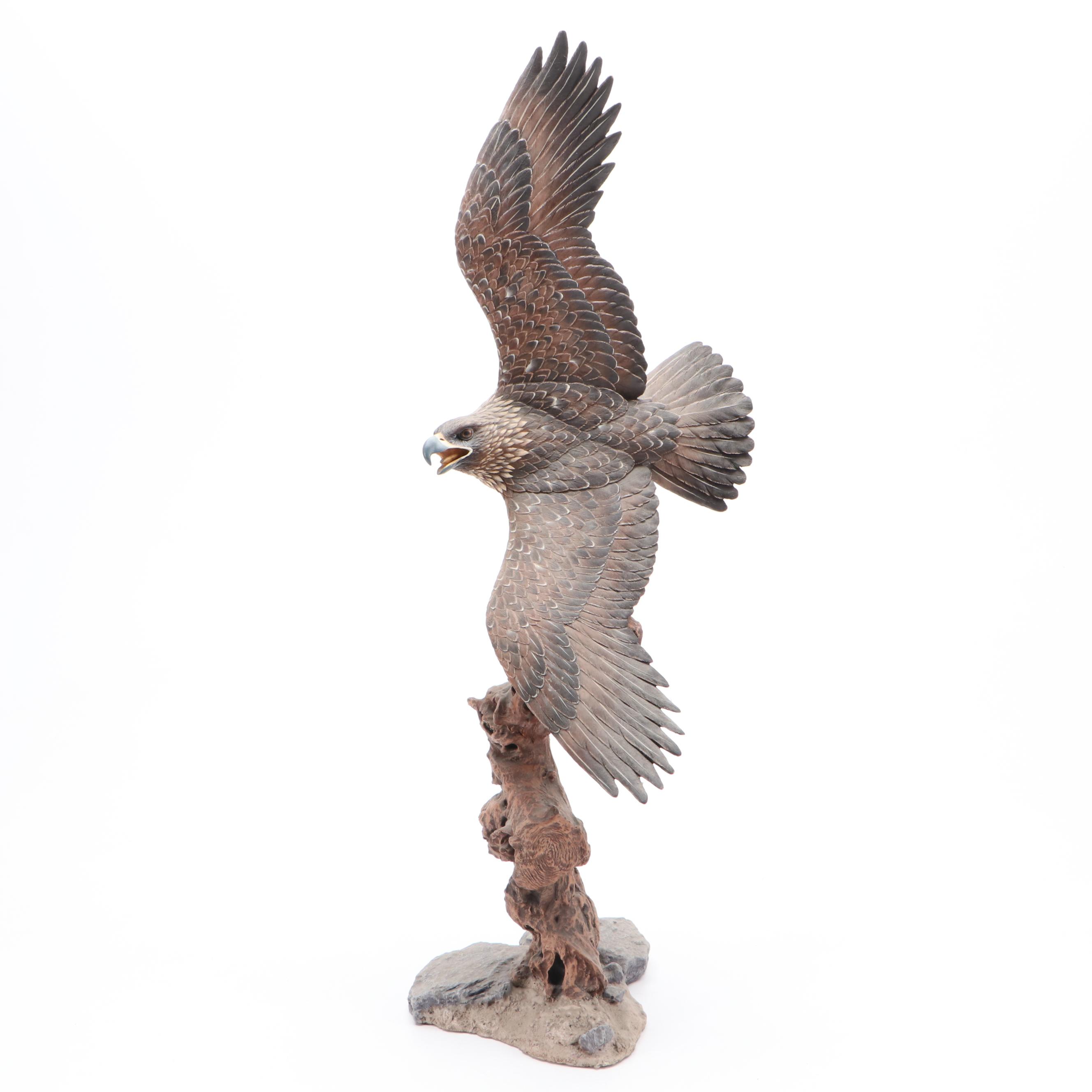 Second Nature Design Wildlife Collectibles "Golden Eagle" Resin Figurine