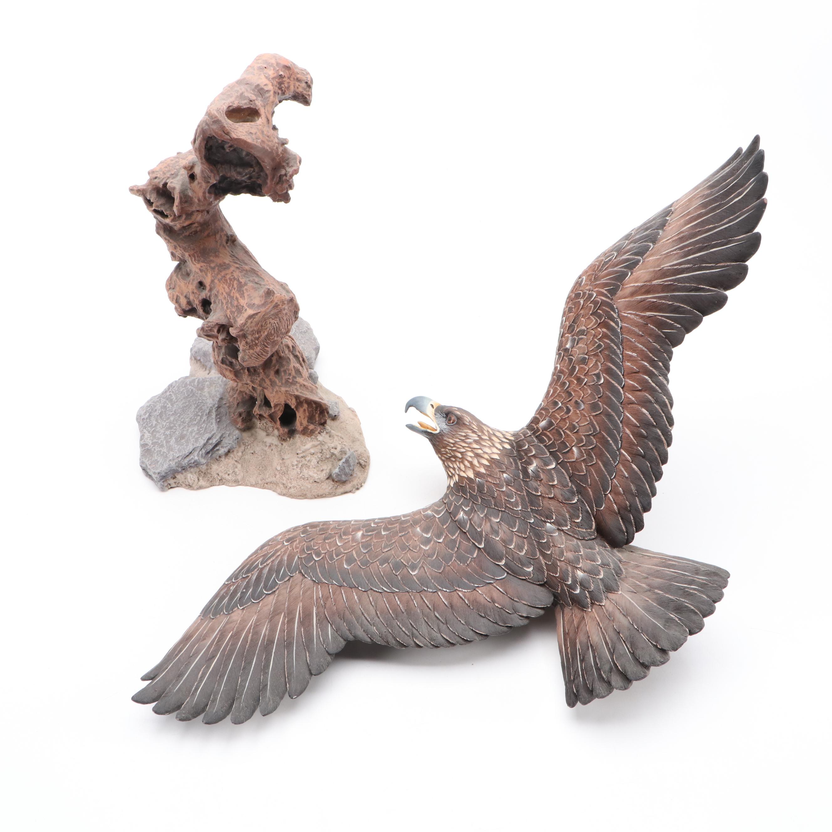 Second Nature Design Wildlife Collectibles "Golden Eagle" Resin Figurine