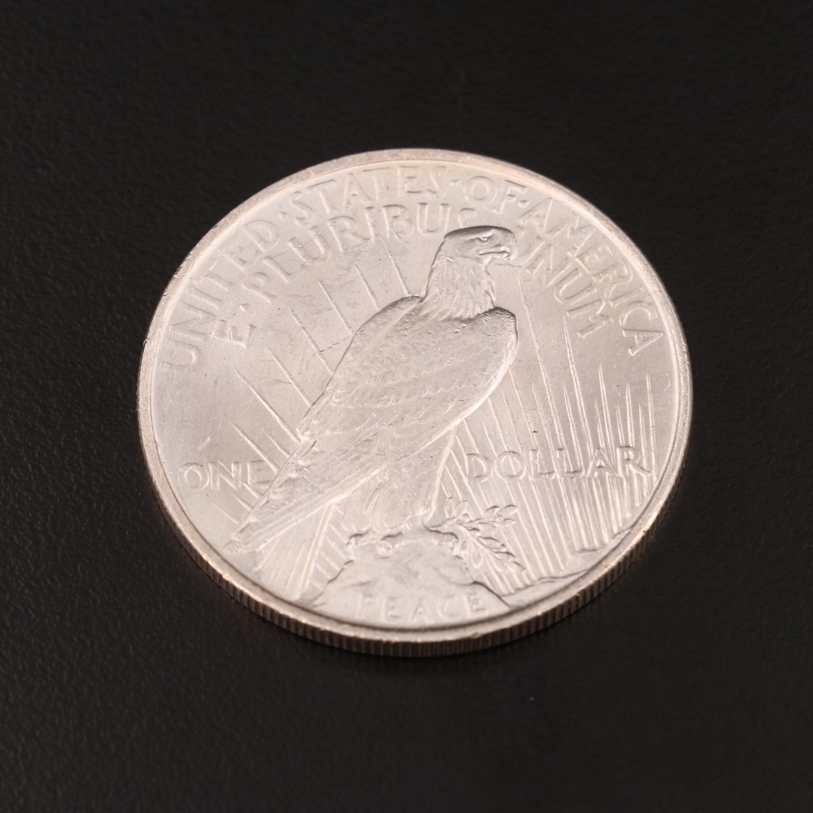 1923 Peace Silver Dollar