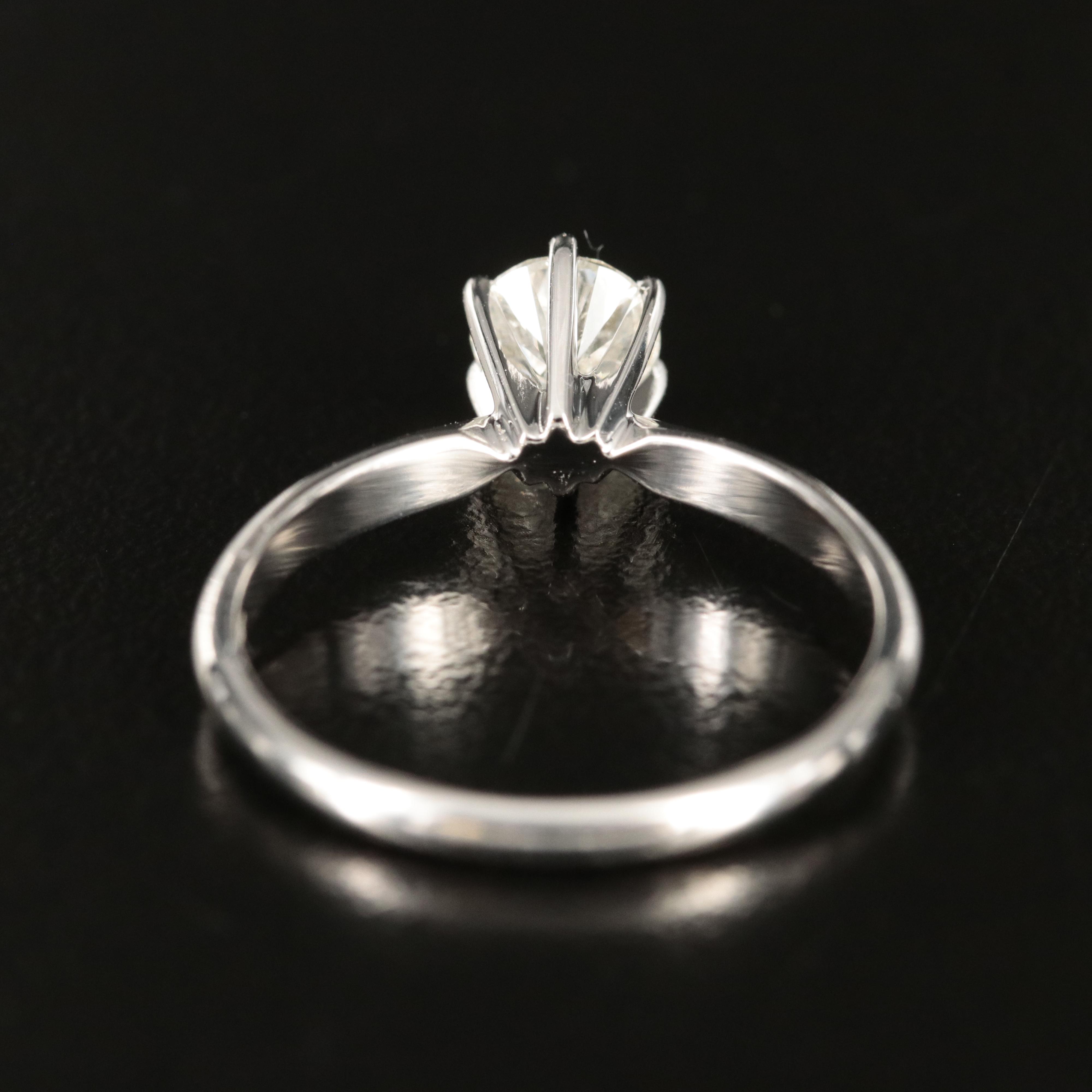 14K 0.71 CT Diamond Solitaire Ring