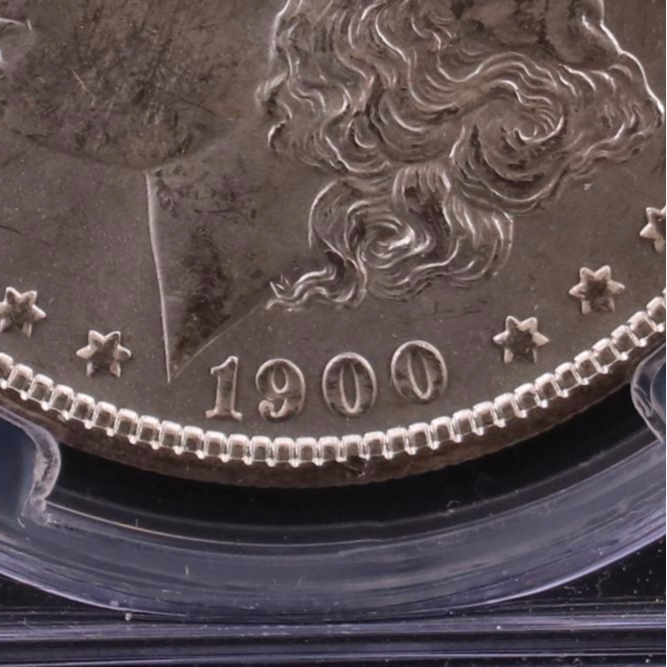 PCGS MS63 1900 Morgan Silver Dollar