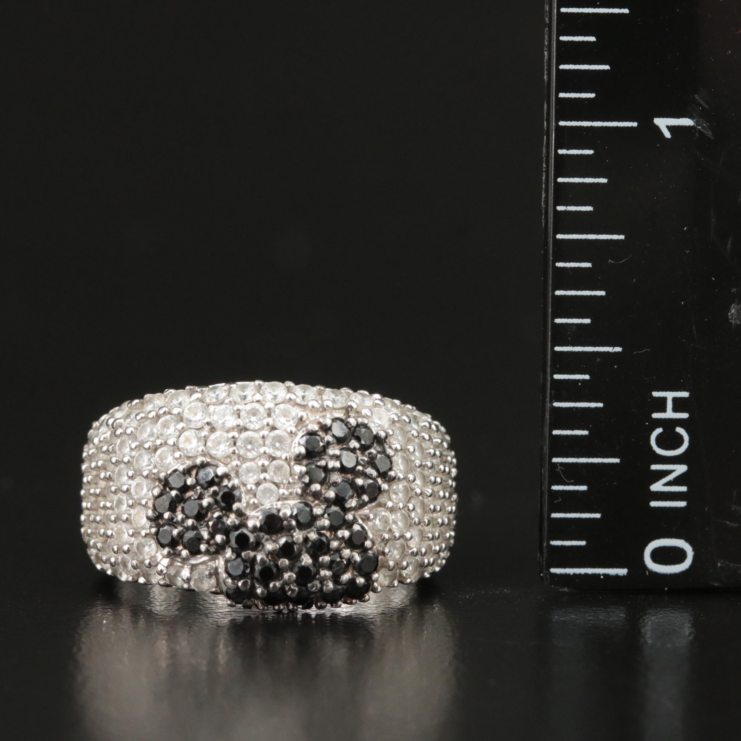 Disney Sterling Cubic Zirconia Mickey Mouse Necklace and Ring