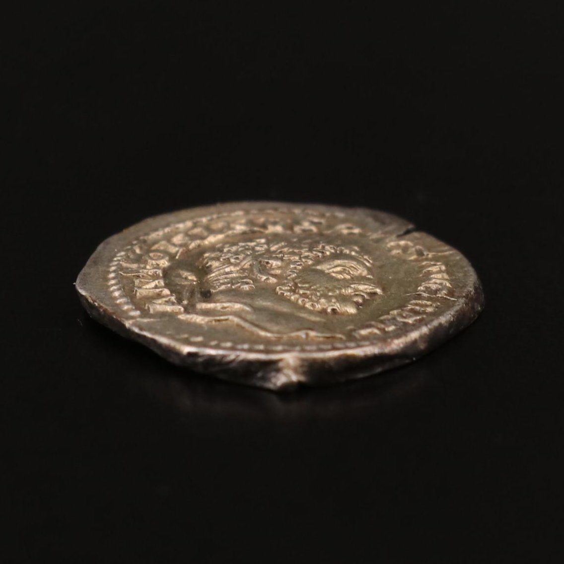 Ancient Roman Imperial Denarius of Caracalla, ca. 205 AD