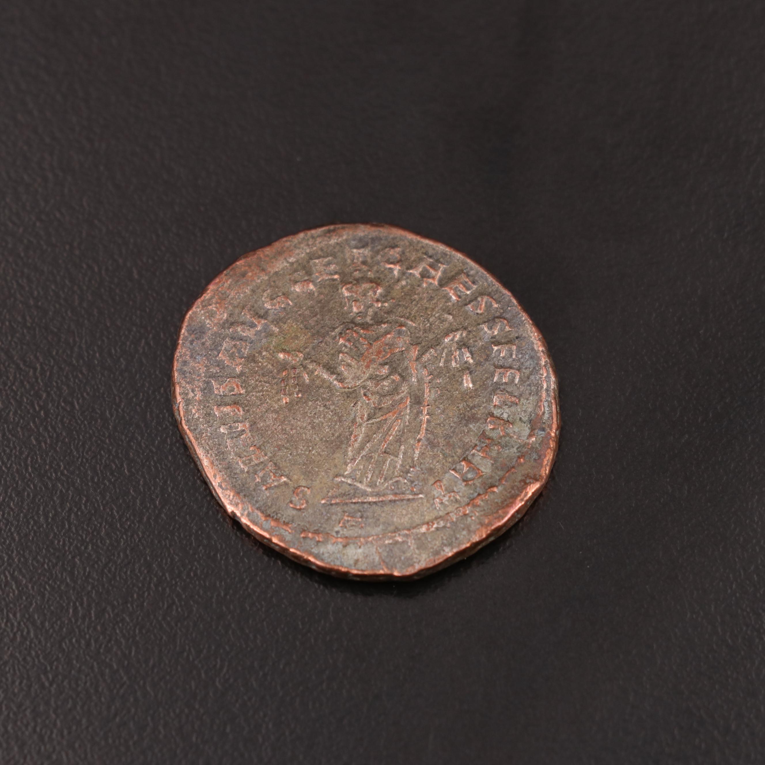 Ancient Roman Imperial Follis of Diocletian, ca. 284 AD