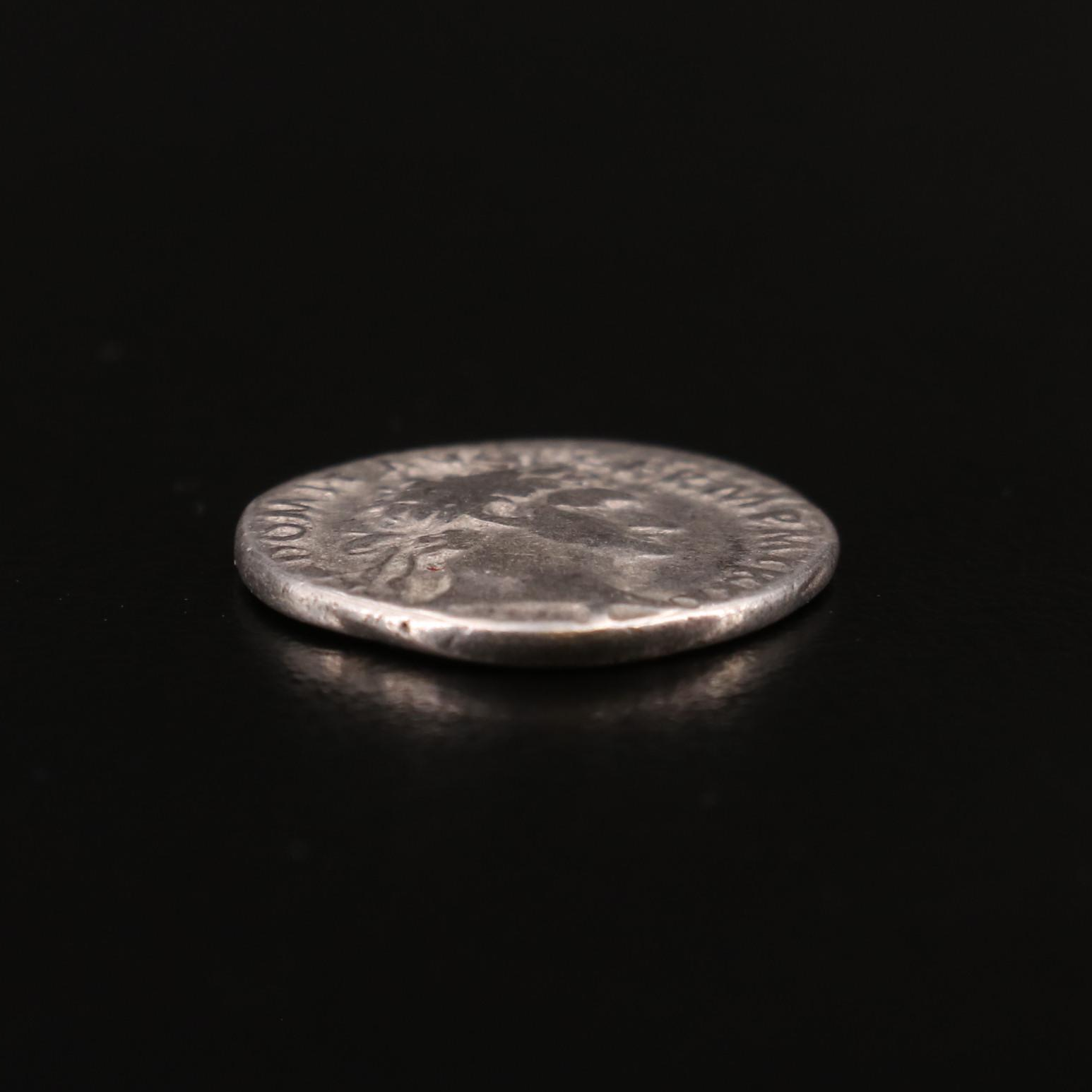 Ancient Roman Imperial Denarius of Domitian, ca. 81 AD