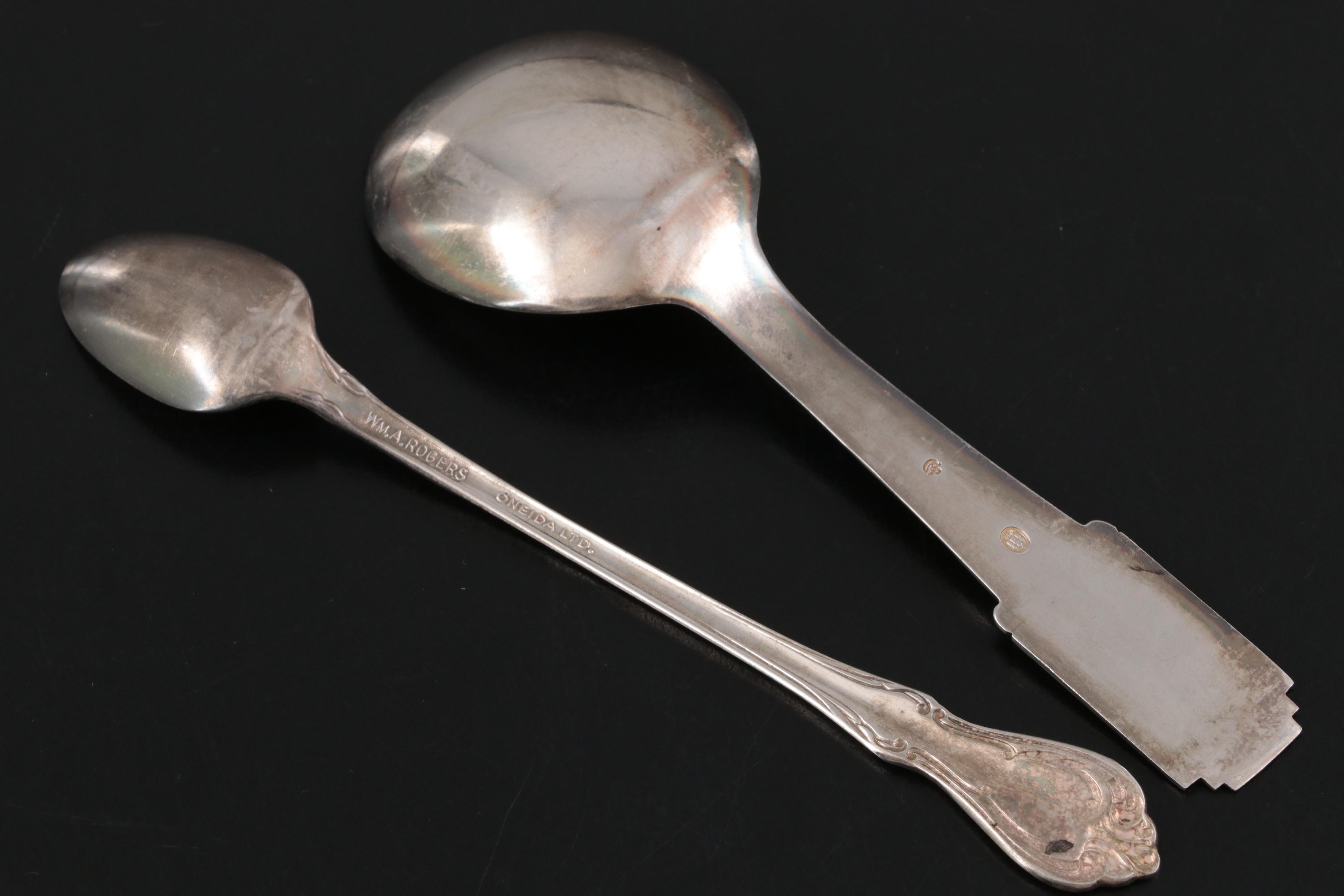Oneida Community Silver Plate "Coronation" Flatware and Serving Utensils