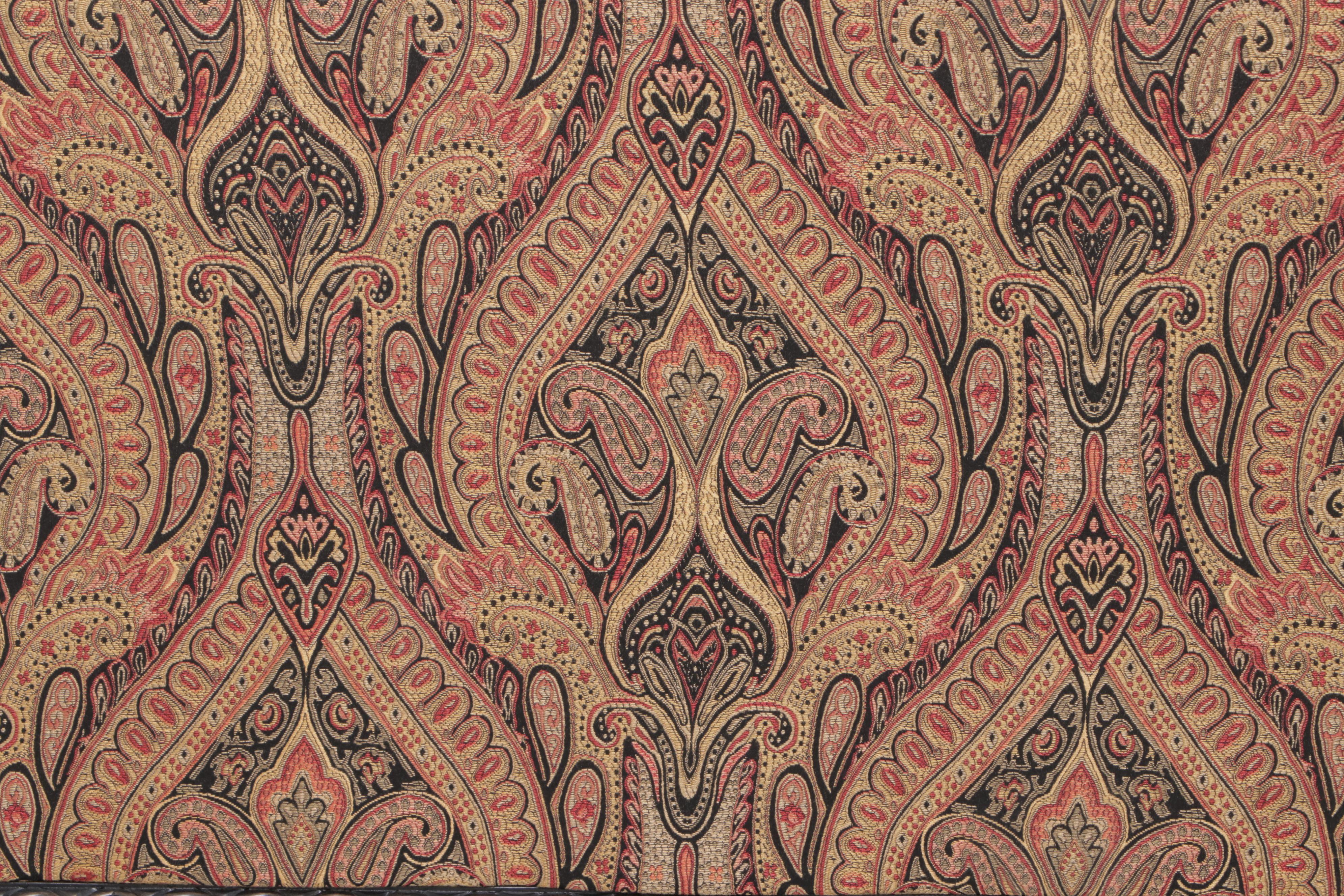 Schnadig Custom-Upholstered Hardwood Left-Arm-Facing Chaise Lounge