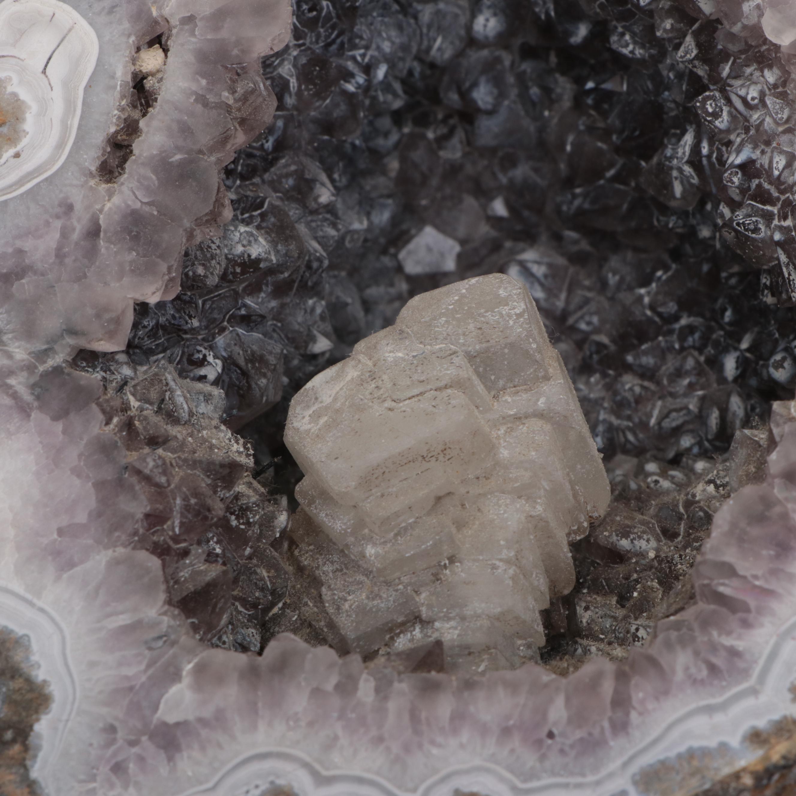 Amethyst Geode Half-Cut Specimen
