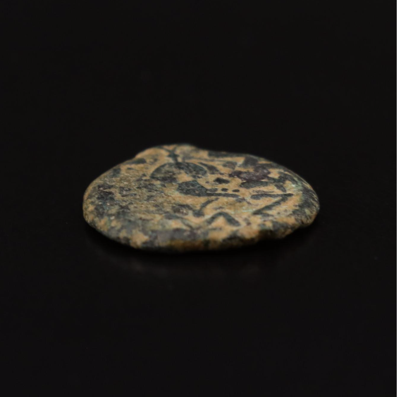 Ancient Judaea Bronze Prutah Coin, ca. 66 AD