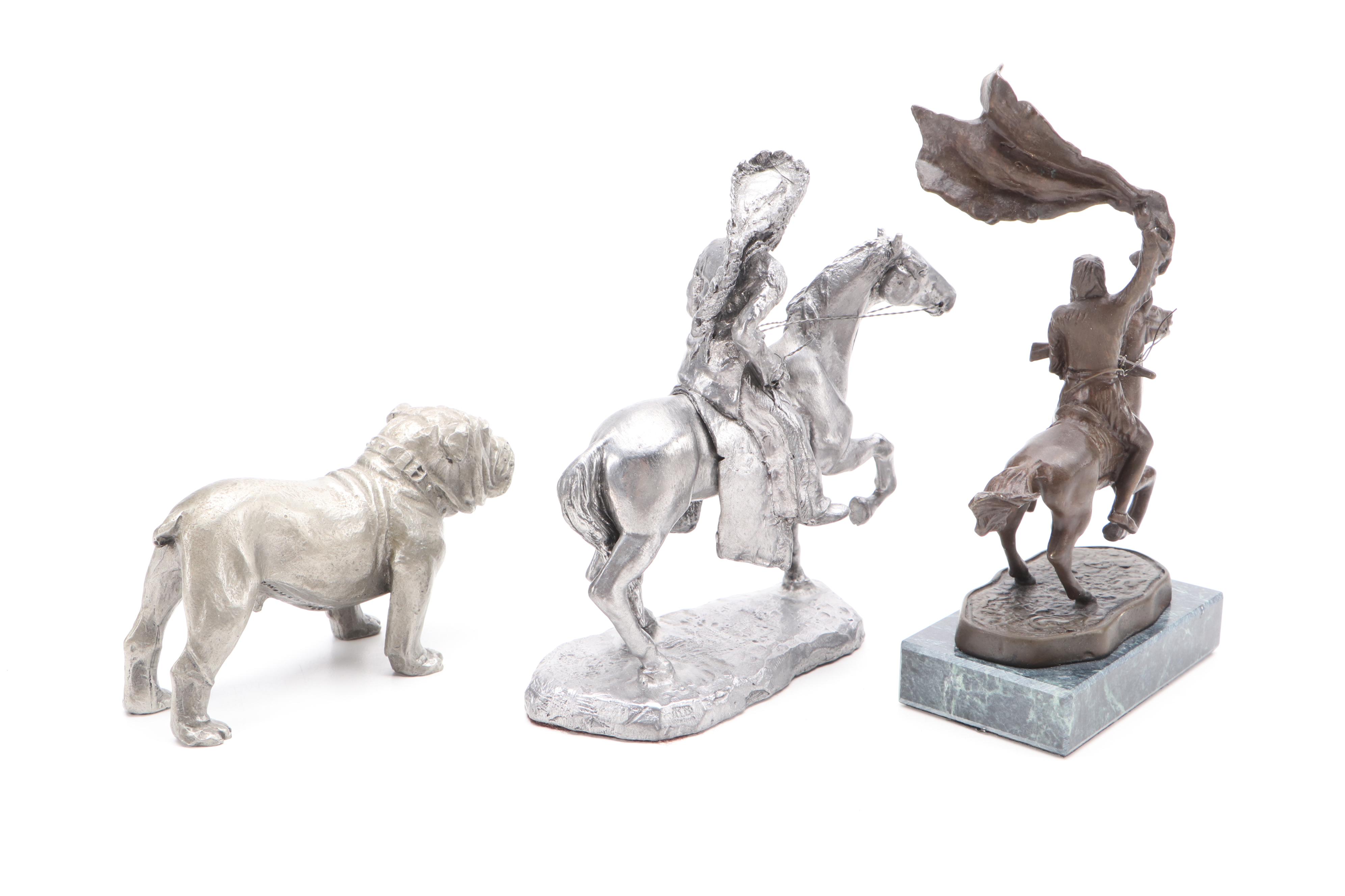 Hudson with Other Pewter and Metal Figurines