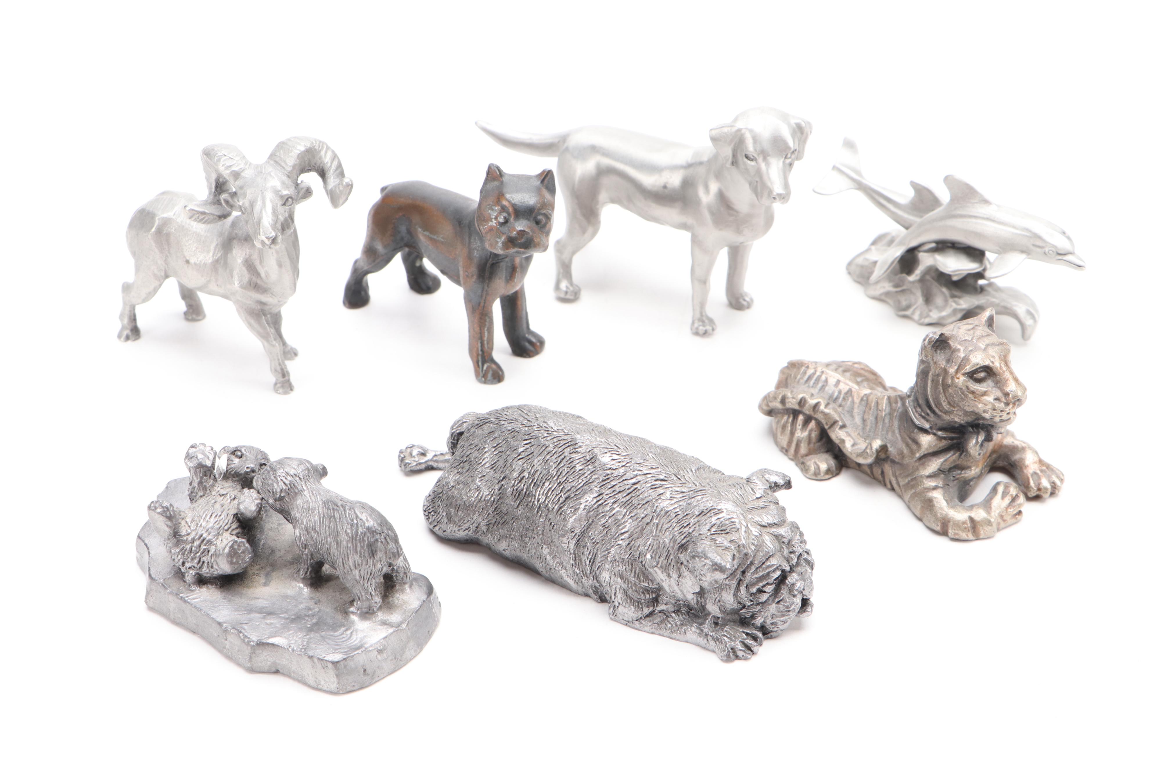 Hudson with Other Pewter and Metal Figurines