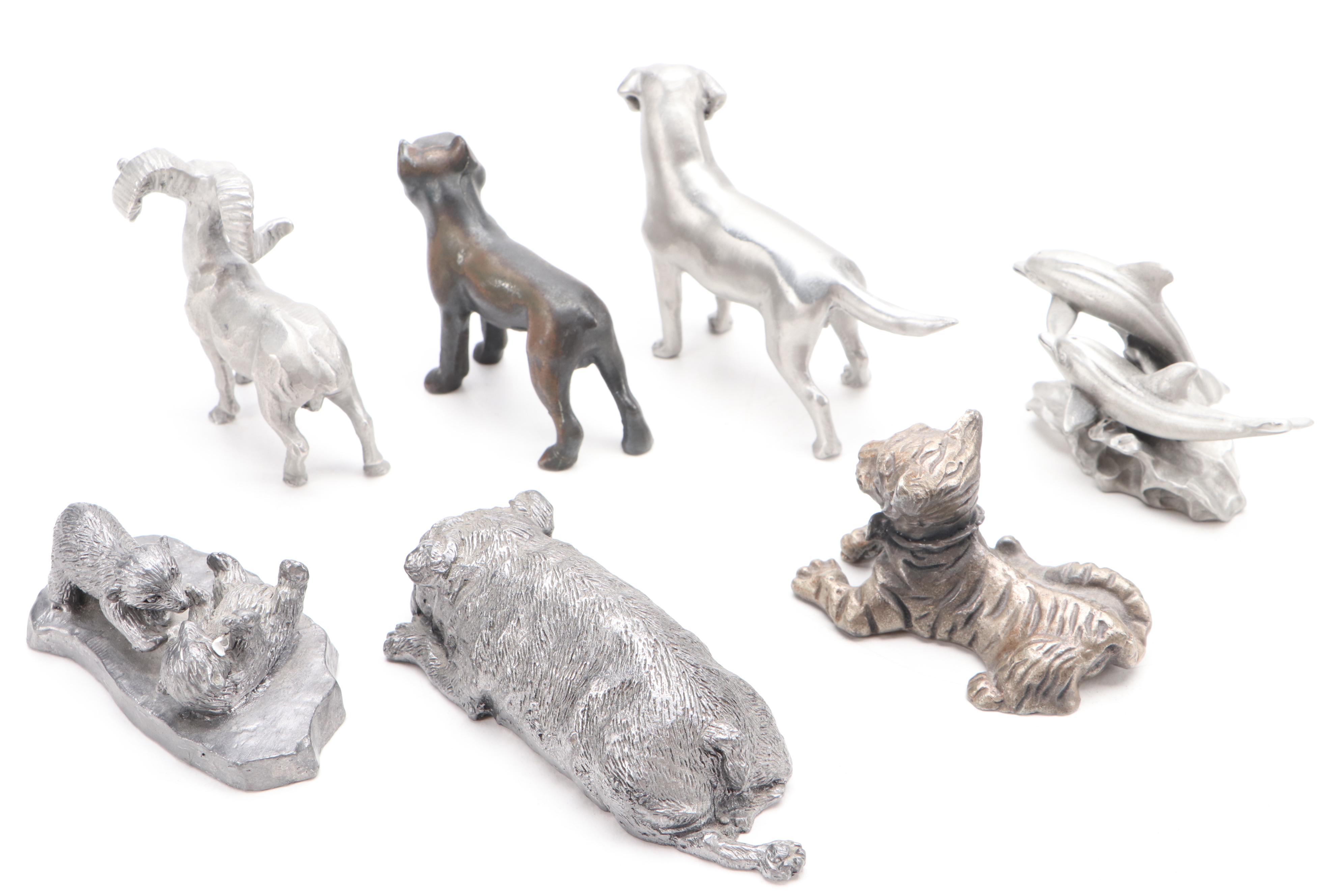 Hudson with Other Pewter and Metal Figurines