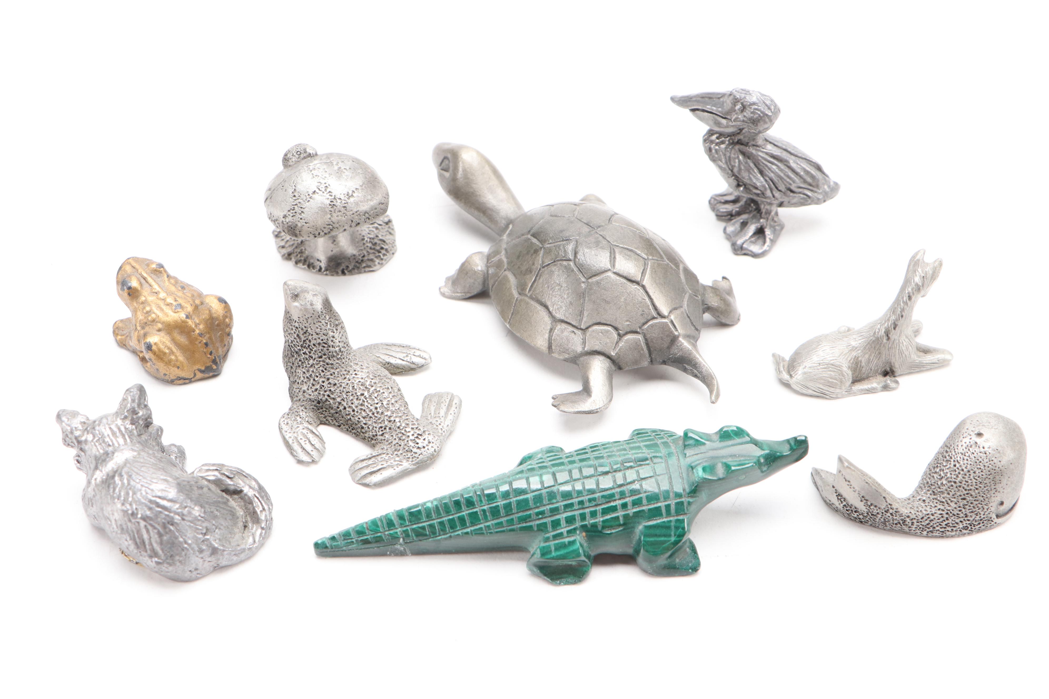 Hudson with Other Pewter and Metal Figurines