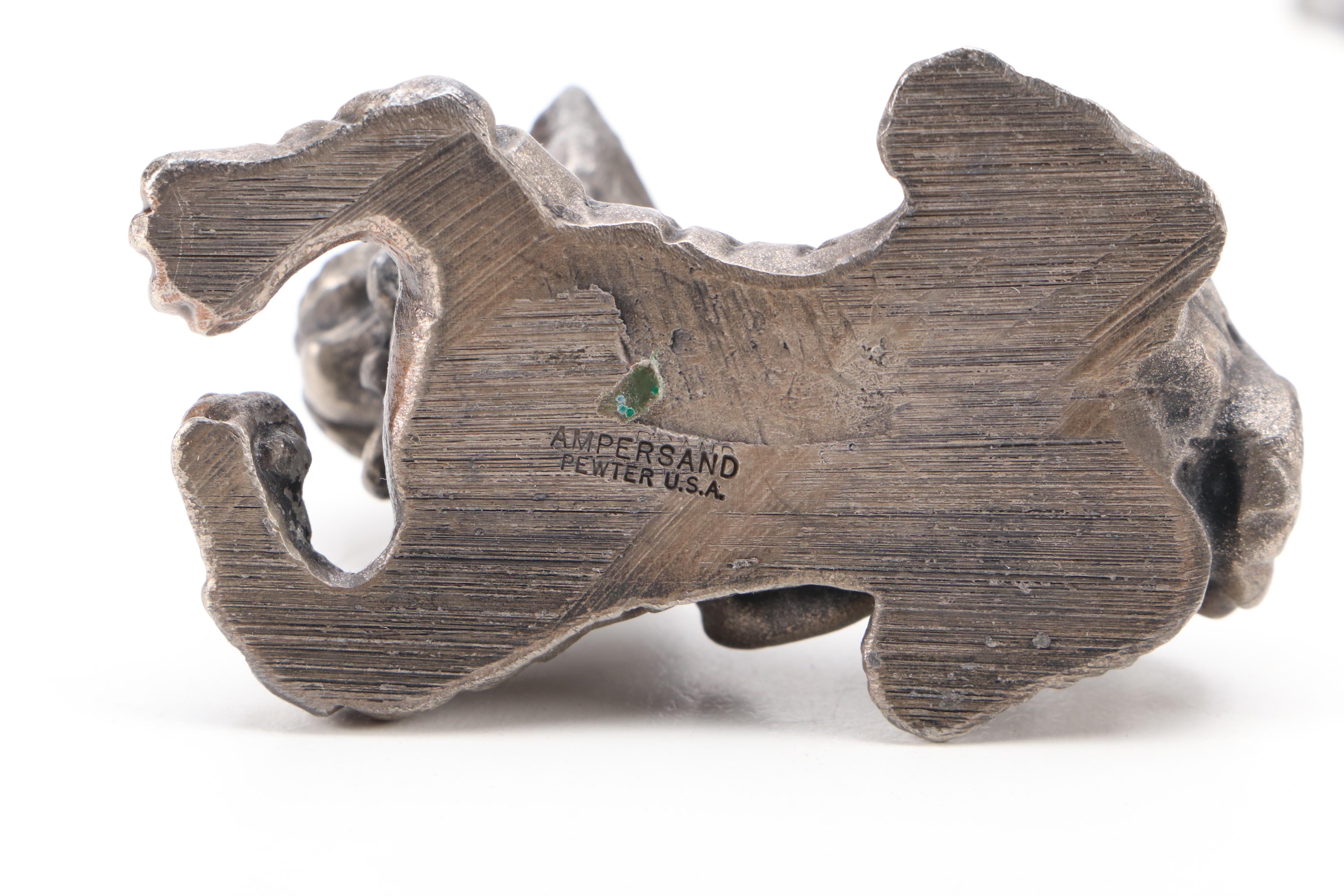 Hudson with Other Pewter and Metal Figurines