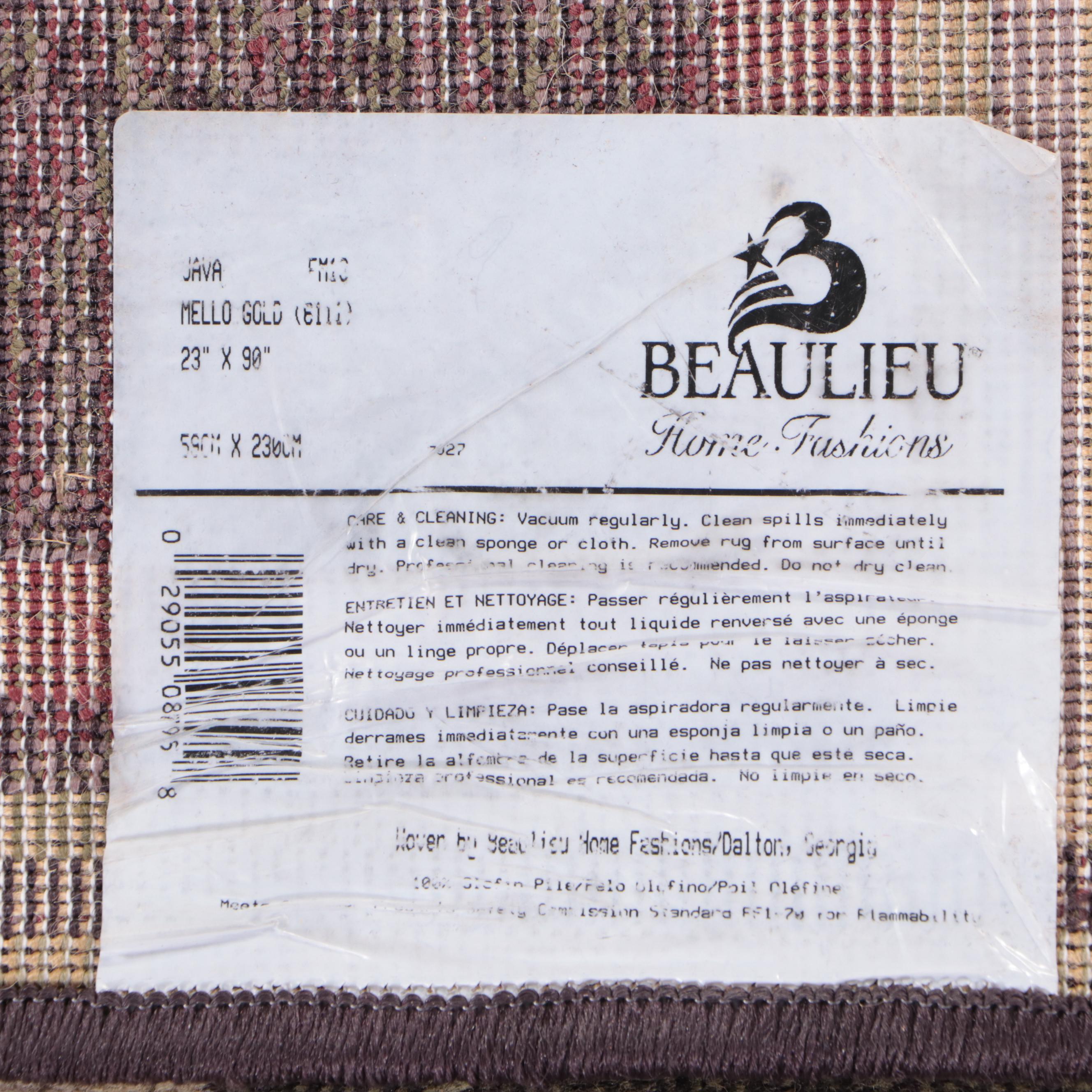 2' x 8.2' Beaulieu Home Fashions Runner Rug