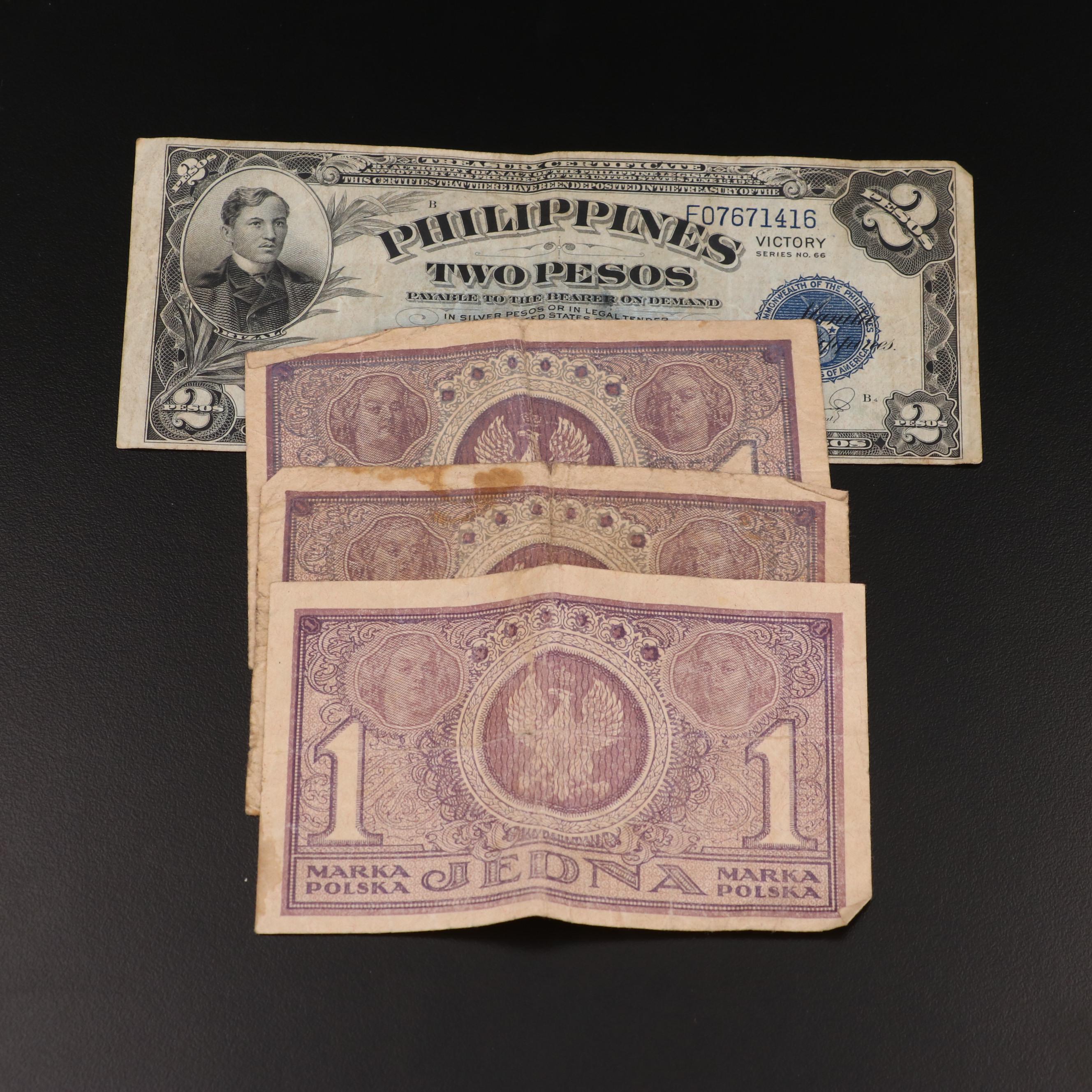 Twenty Pieces of Foreign Currency