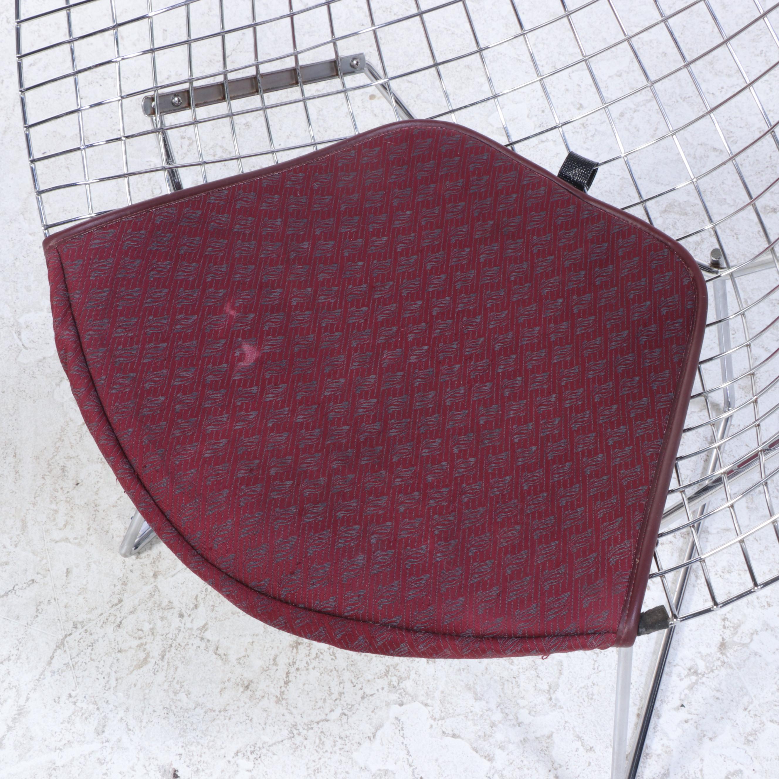 Harry Bertoia for Knoll Little Diamond Chromed Metal Chair