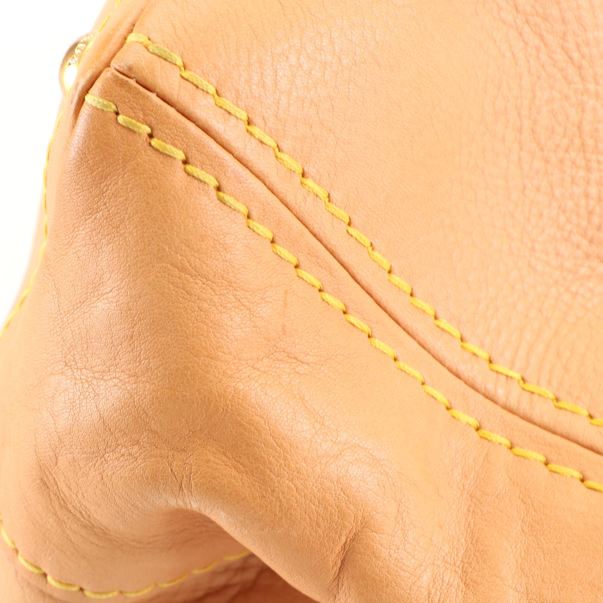 Prada Leather Turnlock Tote Bag