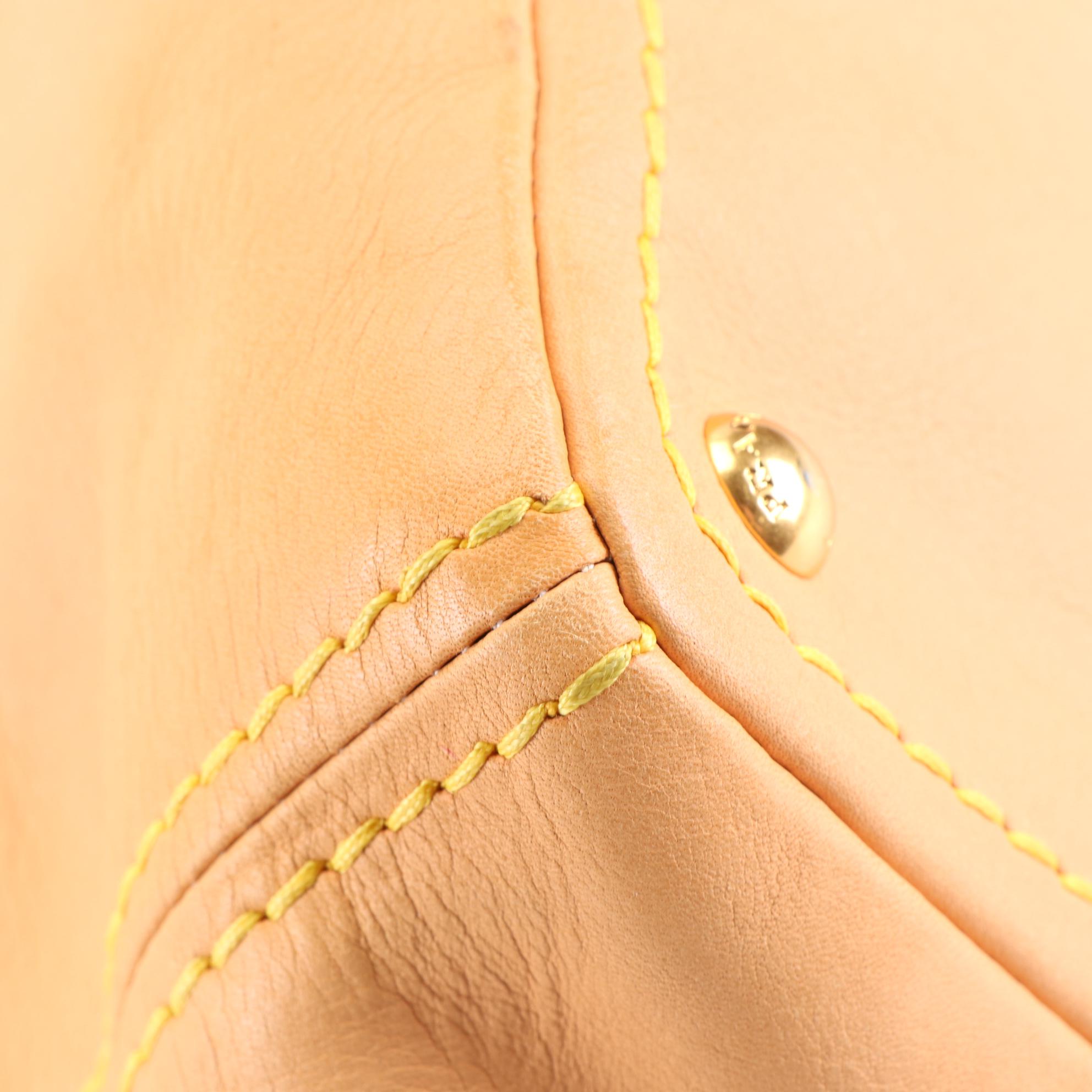 Prada Leather Turnlock Tote Bag