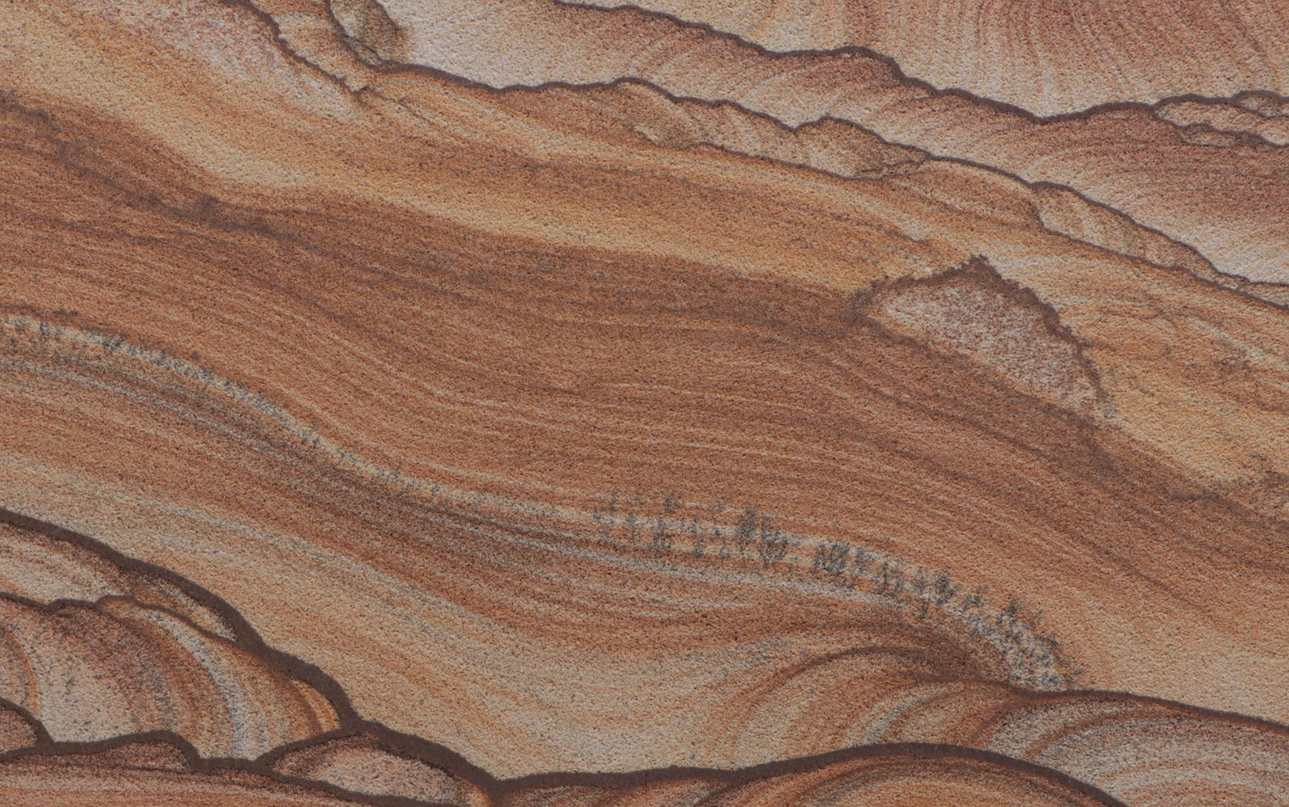 Mounted Kanab Sandstone "Landscape" Specimen