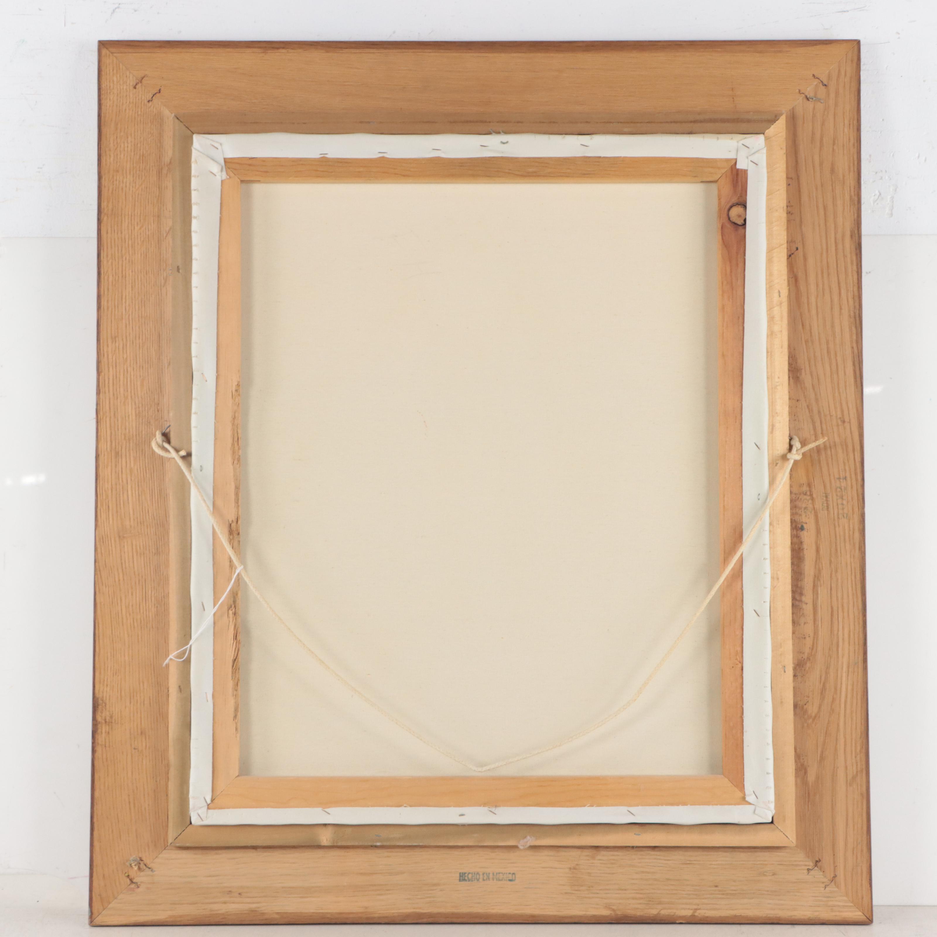 Portrait Oil Painting of Native American Woman