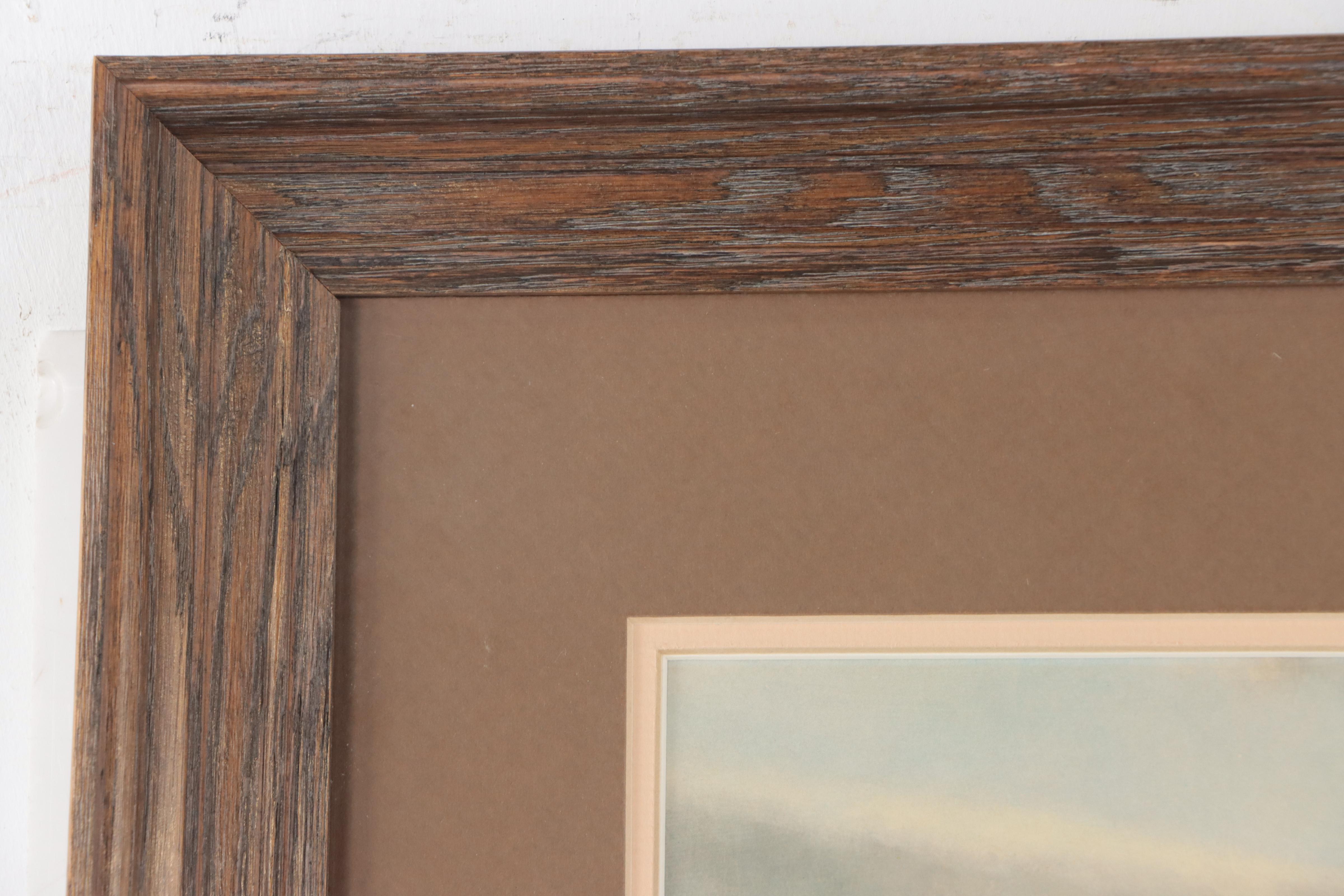 Frank McCarthy Western Genre Scene Offset Lithograph "Waiting For The Escort"