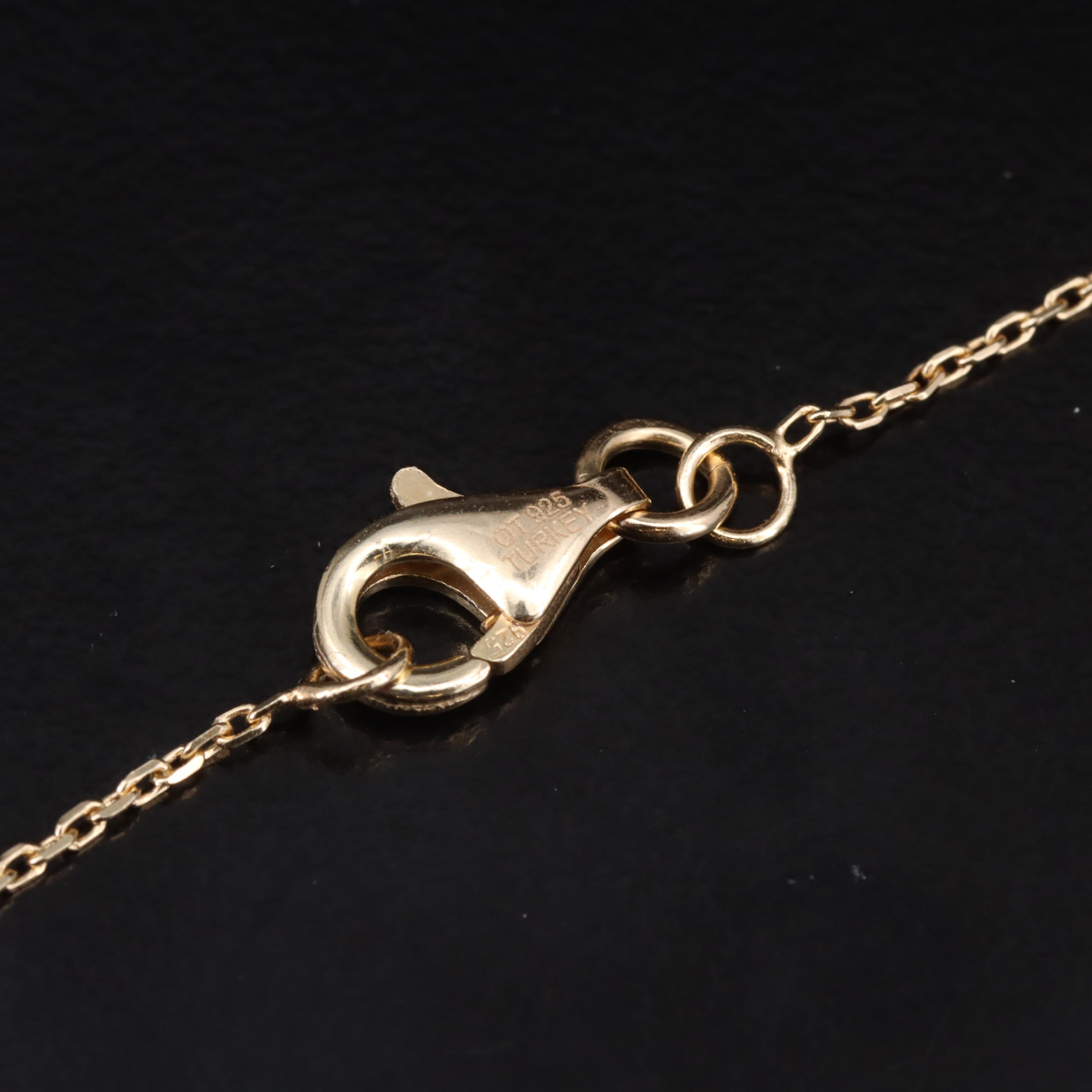 Sterling Turquoise Stationary Necklace