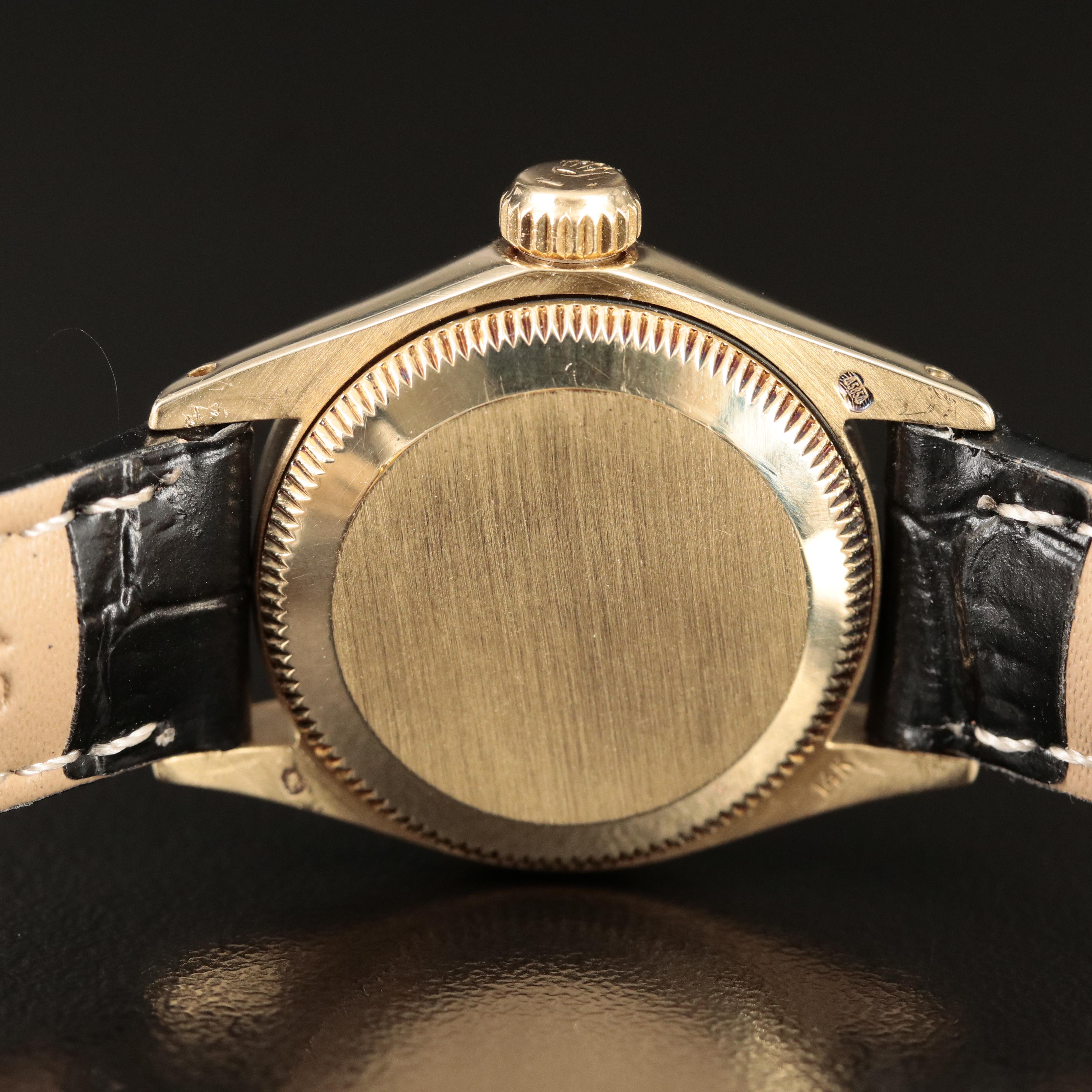 1978 14K and Diamond Rolex Oyster Perpetual Watch