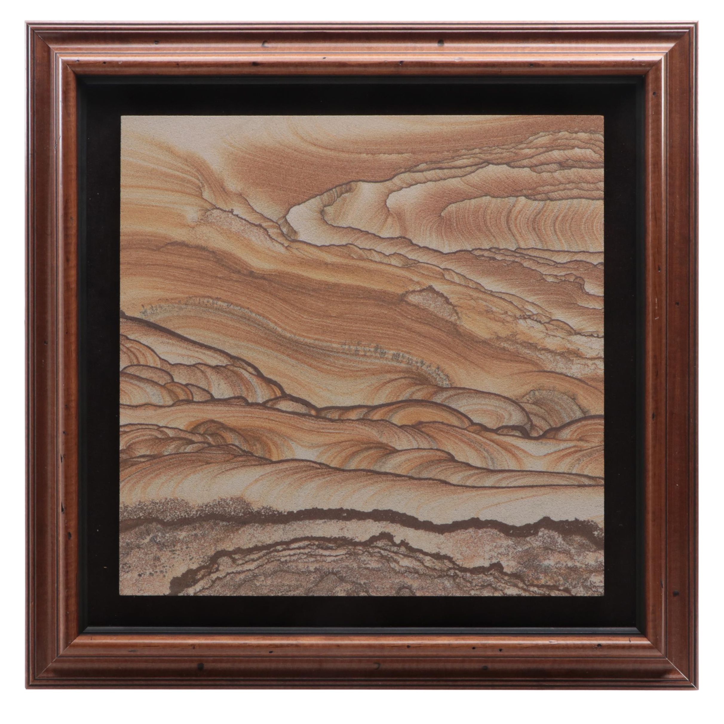 Mounted Kanab Sandstone "Landscape" Specimen